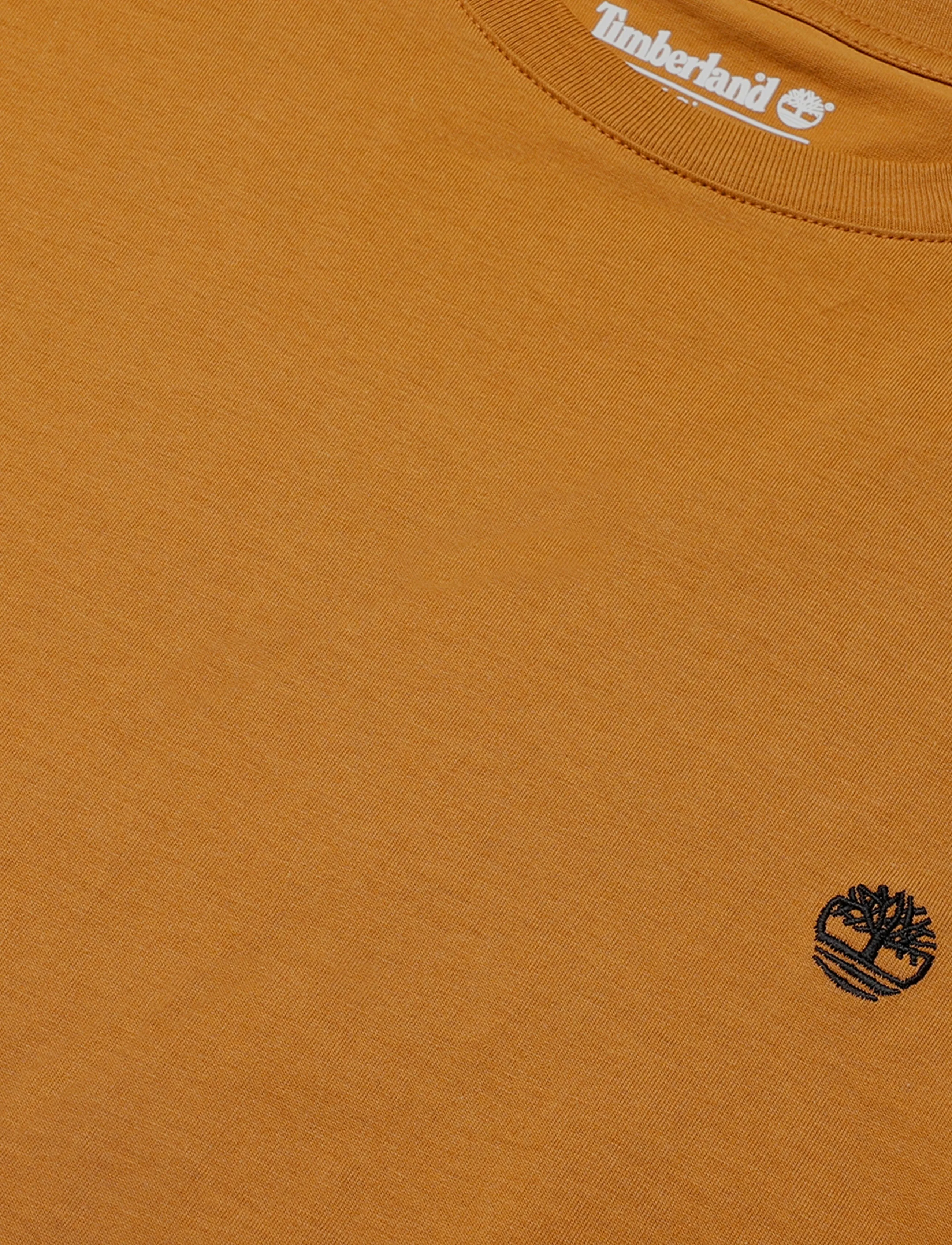 Timberland - Tree Embroidered LS Tee (Slim) - wheat boot - 2