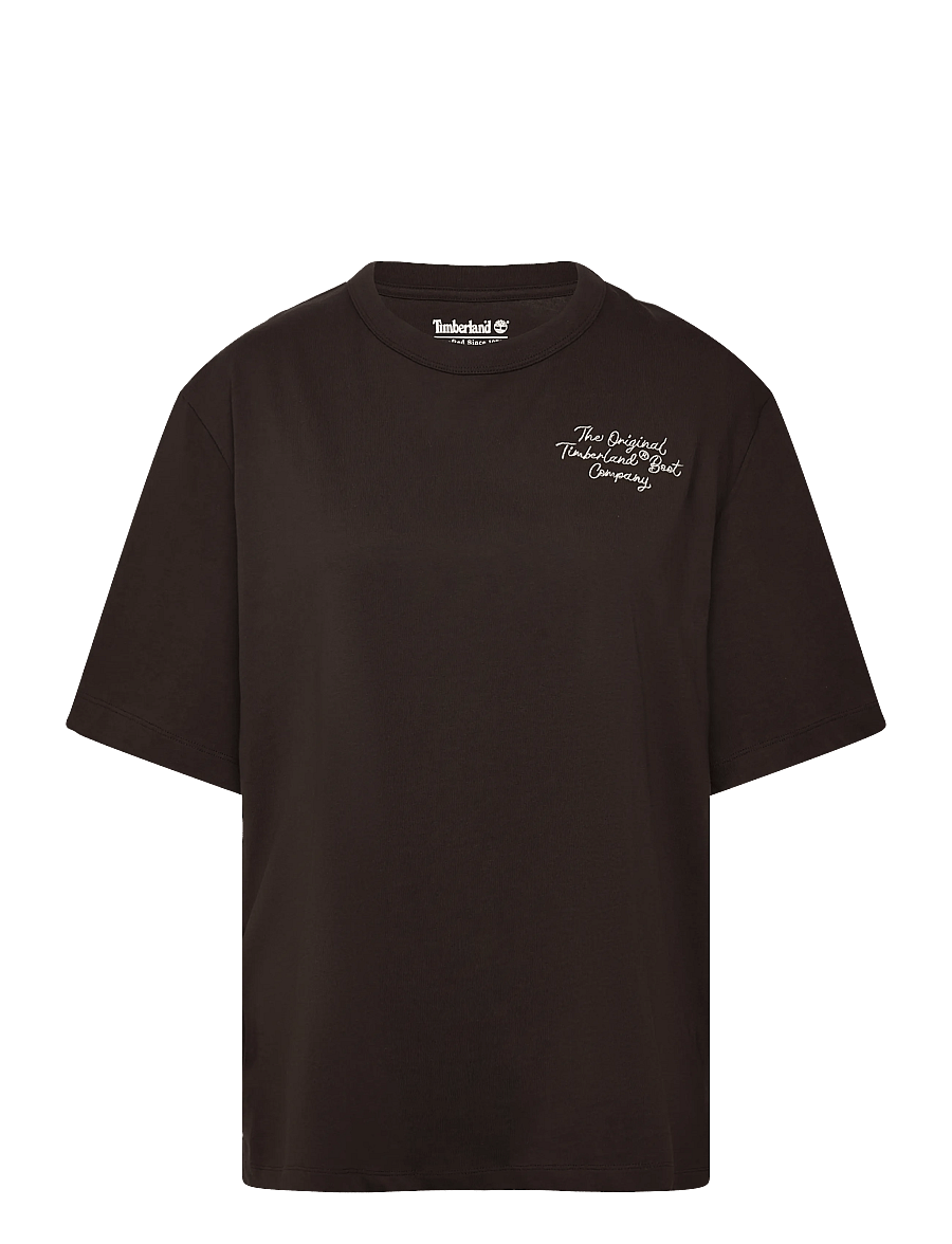 Timberland - Elevated Short Sleeves Tee - t-shirts - mole - 0