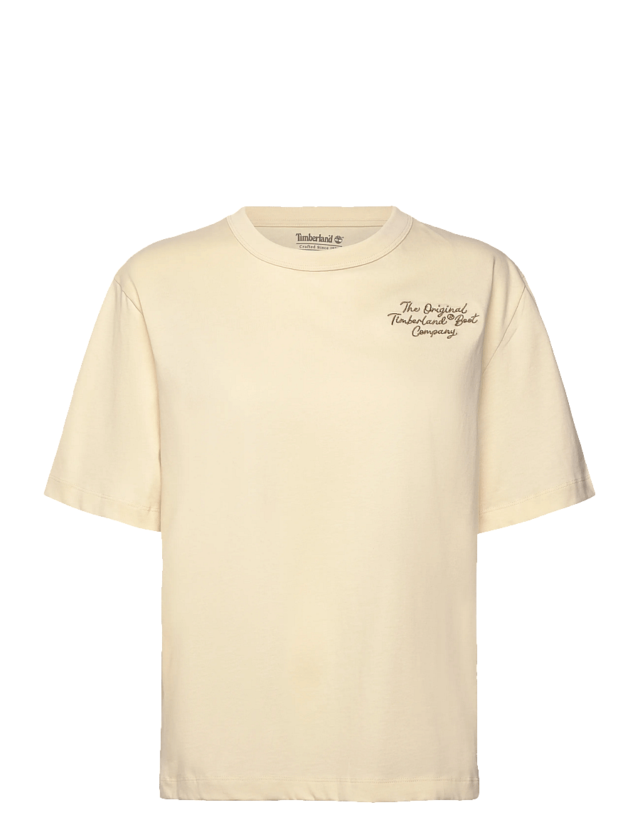 Timberland - Elevated Short Sleeves Tee - t-shirts - white smoke - 0