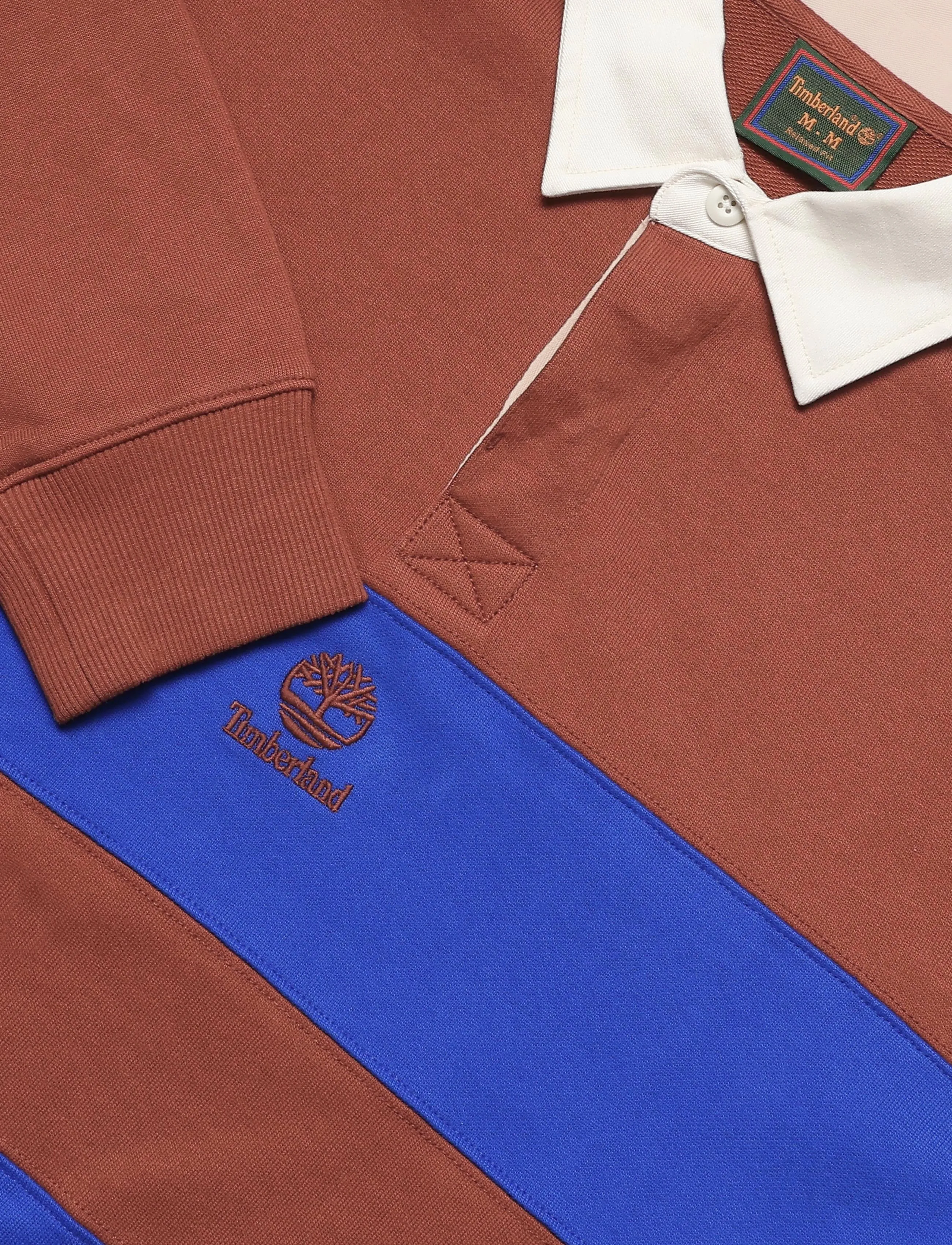 Timberland - Long Sleeve Rugby Polo LB Sweatshirt - langärmelige strick-polohemden - brownout/surftw - 2