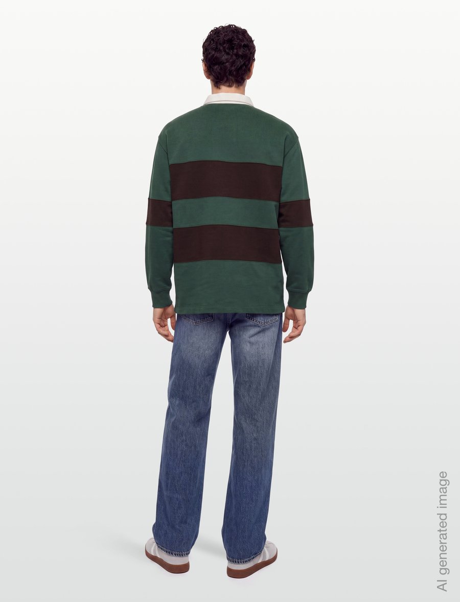 Timberland - Long Sleeve Rugby Polo LB Sweatshirt - langärmelige strick-polohemden - sycamore-mole - 4