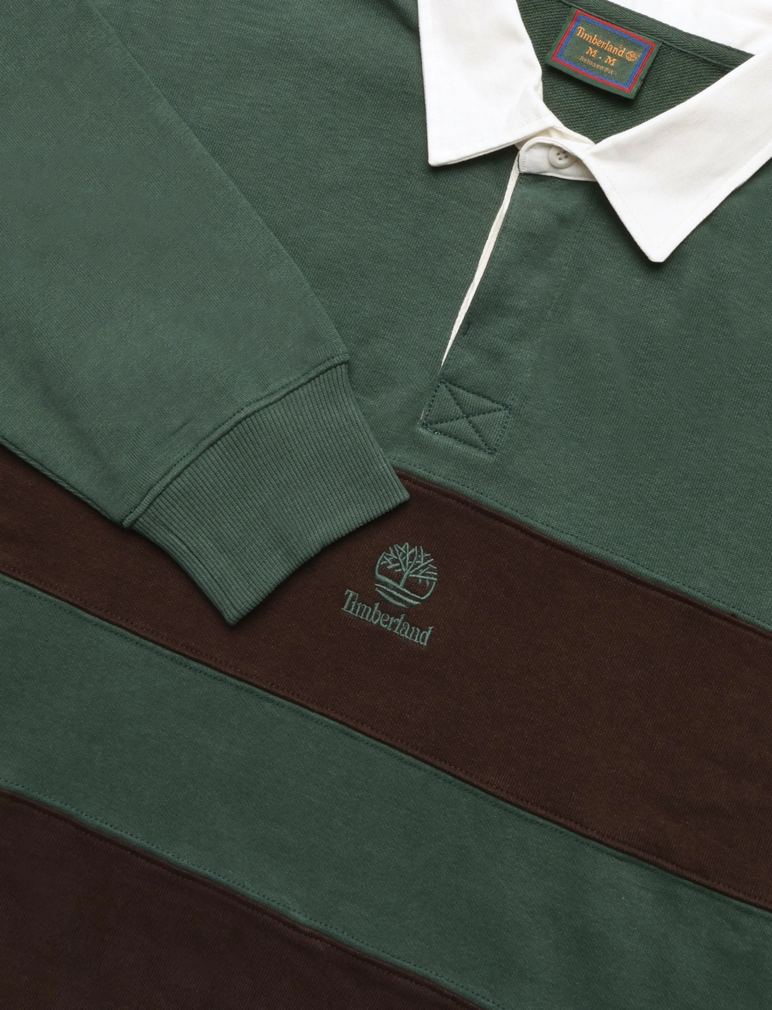 Timberland - Long Sleeve Rugby Polo LB Sweatshirt - sycamore-mole - 2
