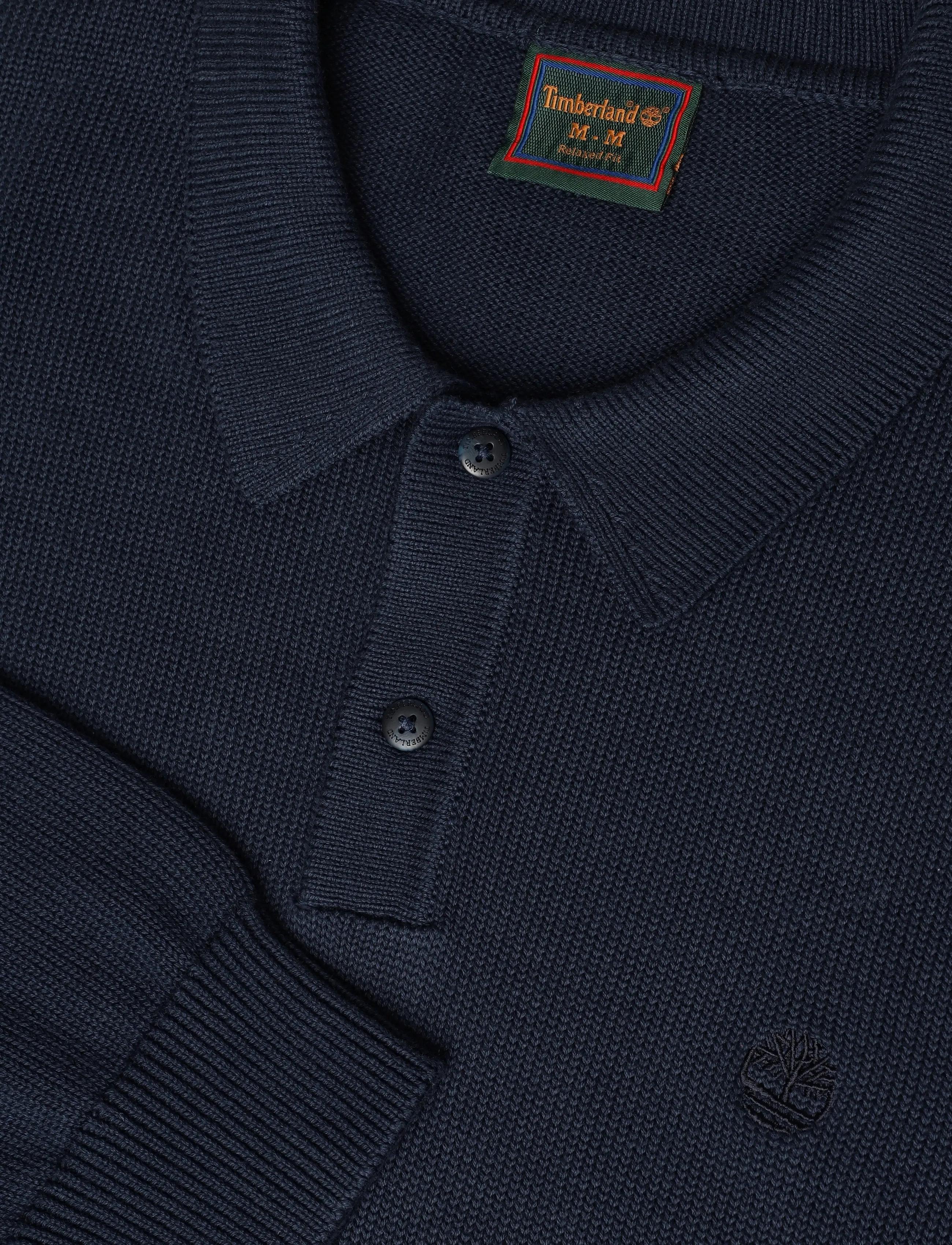 Timberland - Cotton Polo Sweater - naval academy - 2