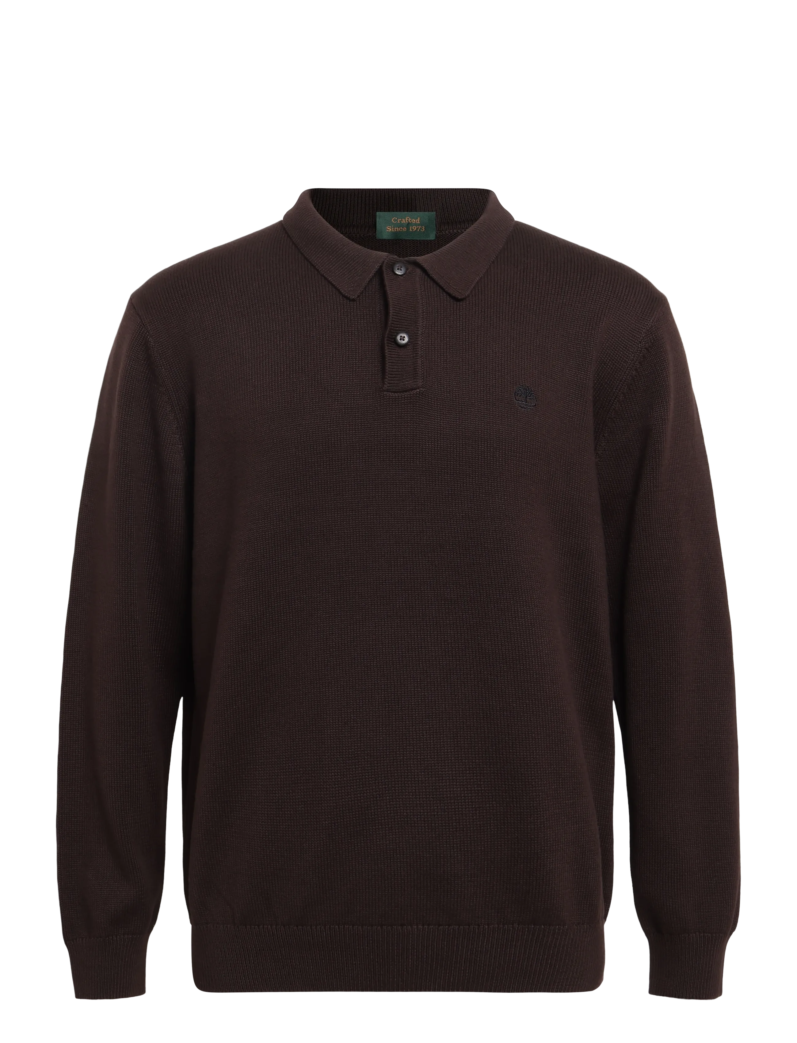 Timberland Cotton Polo Sweater - Valentines - MOLE / brown