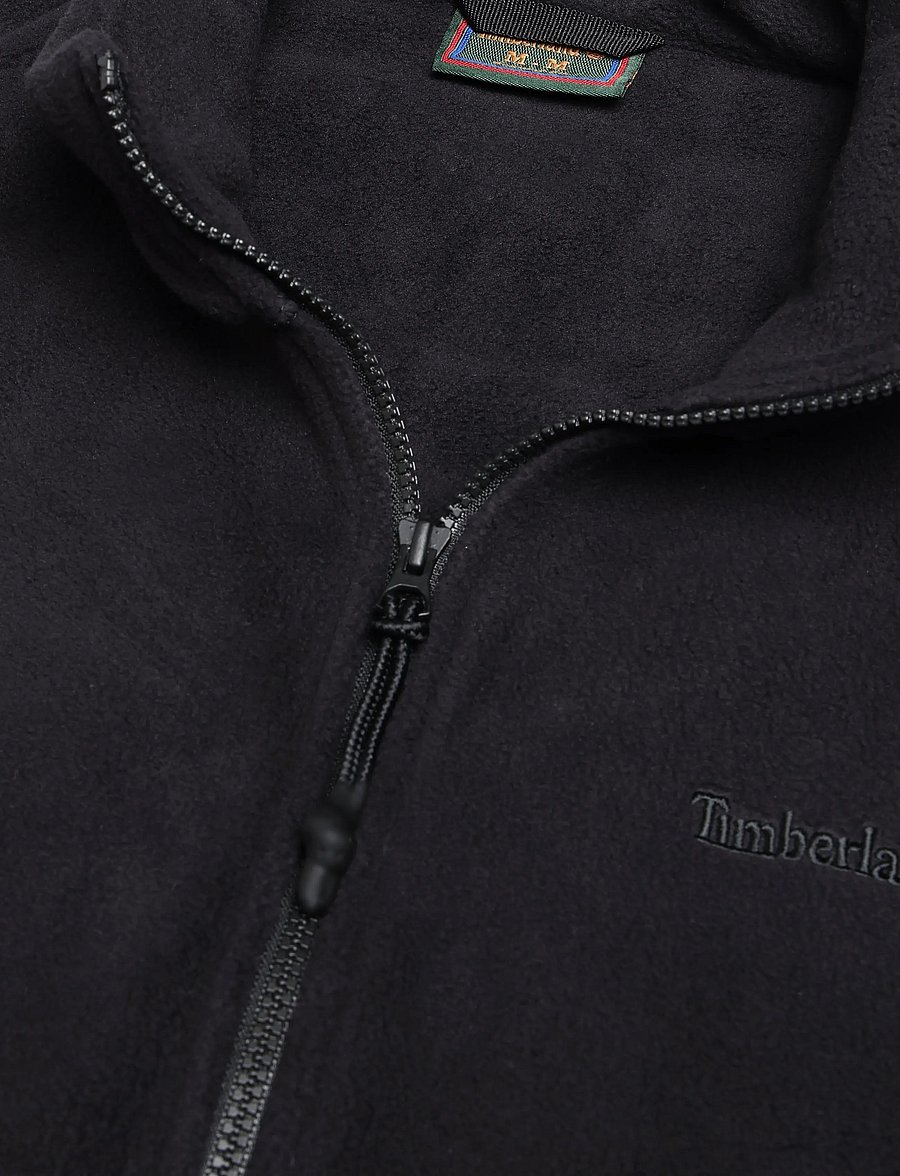 Timberland - Full Zip Polar Fleece - efterårsjakker - black - 2