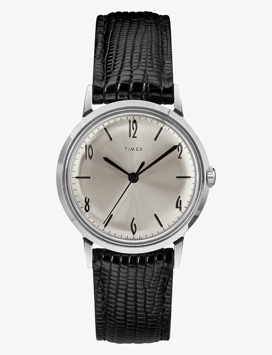 Timex - Marlin 34mm Hand Wind - silver-tone/silver-tone - 1
