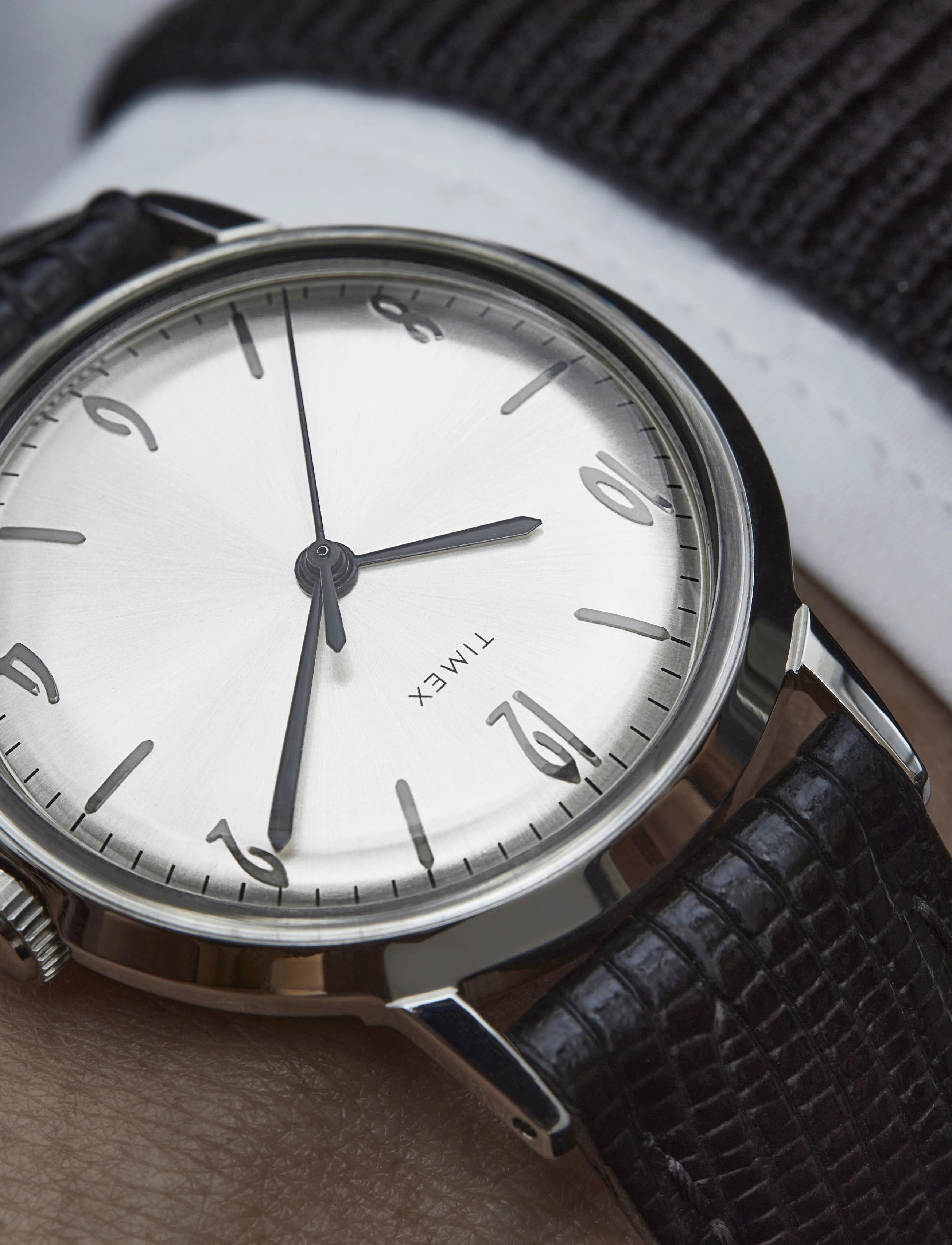 Timex Marlin 34Mm Hand Wind, Mænd, Håndoptrækkerur, Sølv, Str: 34 mm