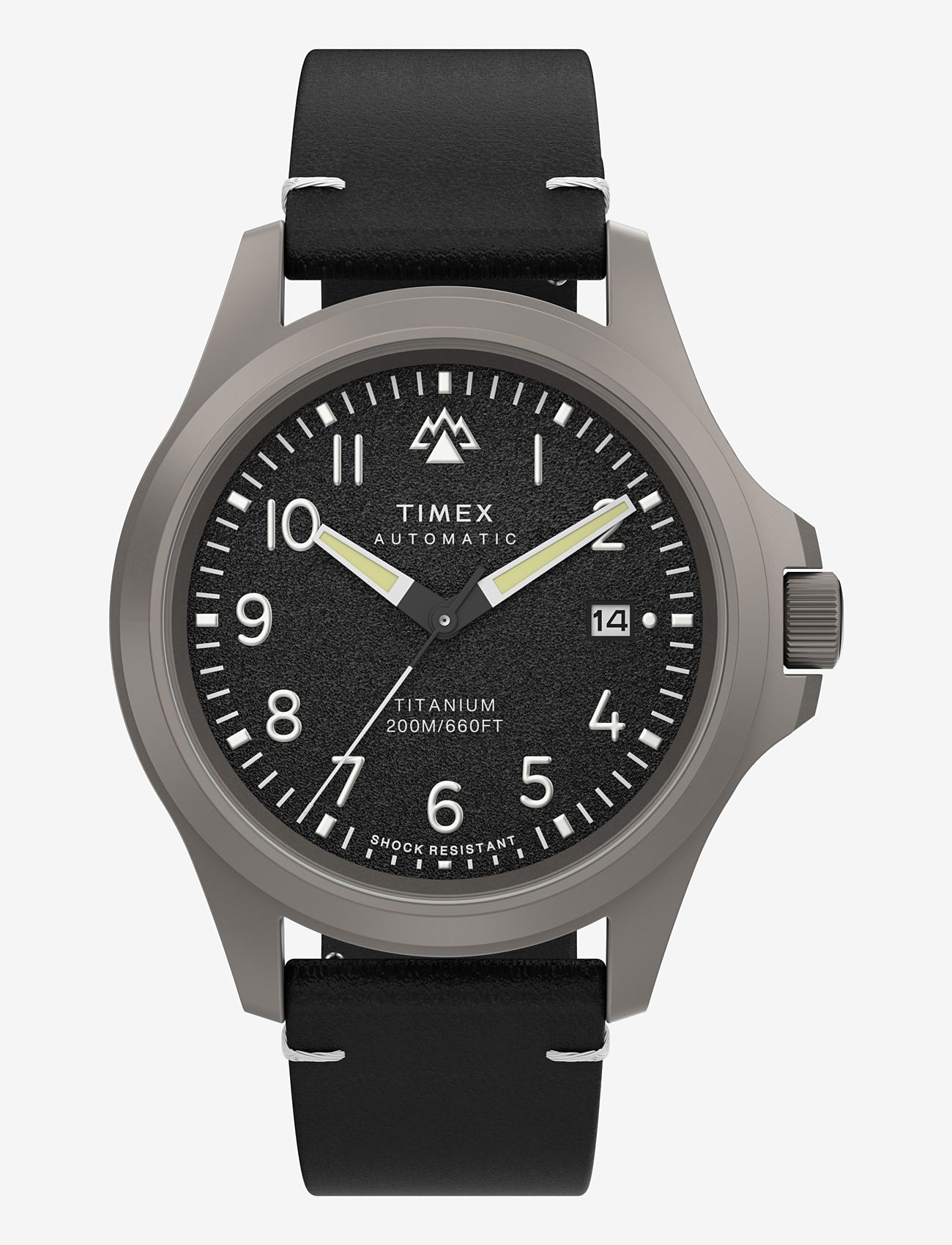 Timex - Expedition North Automatic, 41mm Titanium Case, Black Dial, Black Eco-friendly Strap - sünnipäevakingitused - titanium/black - 0