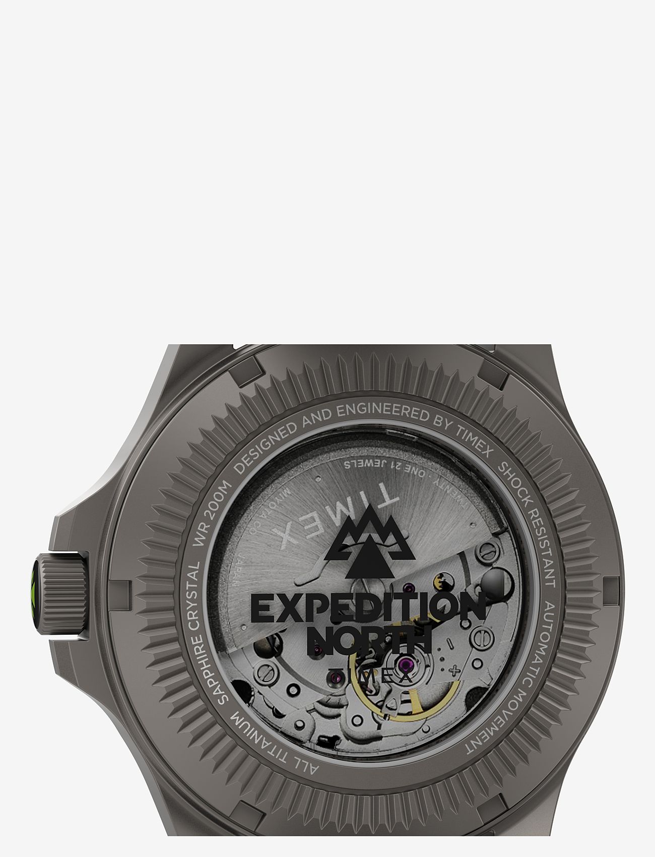 Timex - Expedition North Automatic, 41mm Titanium Case, Black Dial, Black Eco-friendly Strap - sünnipäevakingitused - titanium/black - 4
