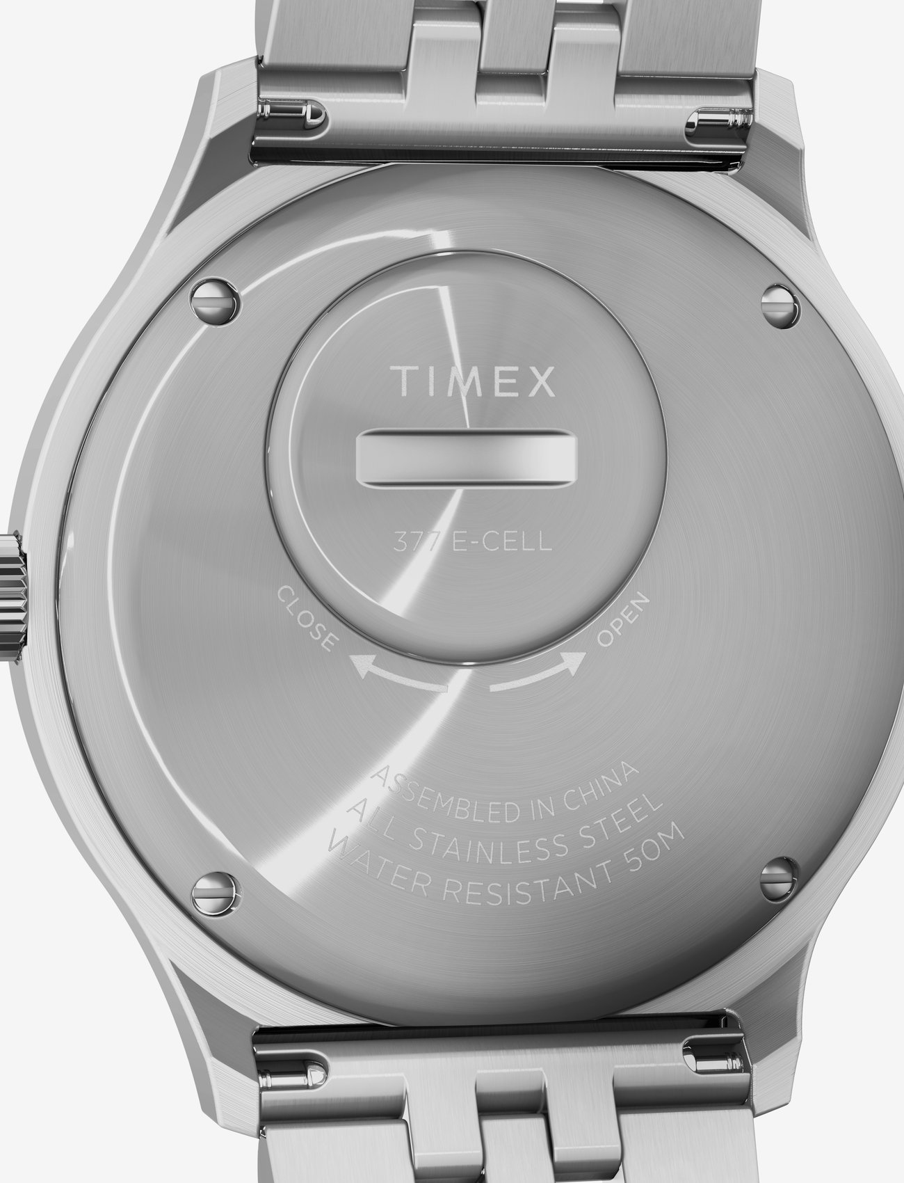 Timex - Q Gray Dial Reissue SST Case and Bracelet - geburtstagsgeschenke - silver-tone/smoky - 2