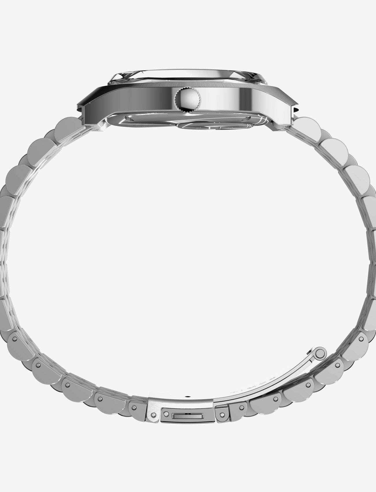 Timex - Q Gray Dial Reissue SST Case and Bracelet - geburtstagsgeschenke - silver-tone/smoky - 4