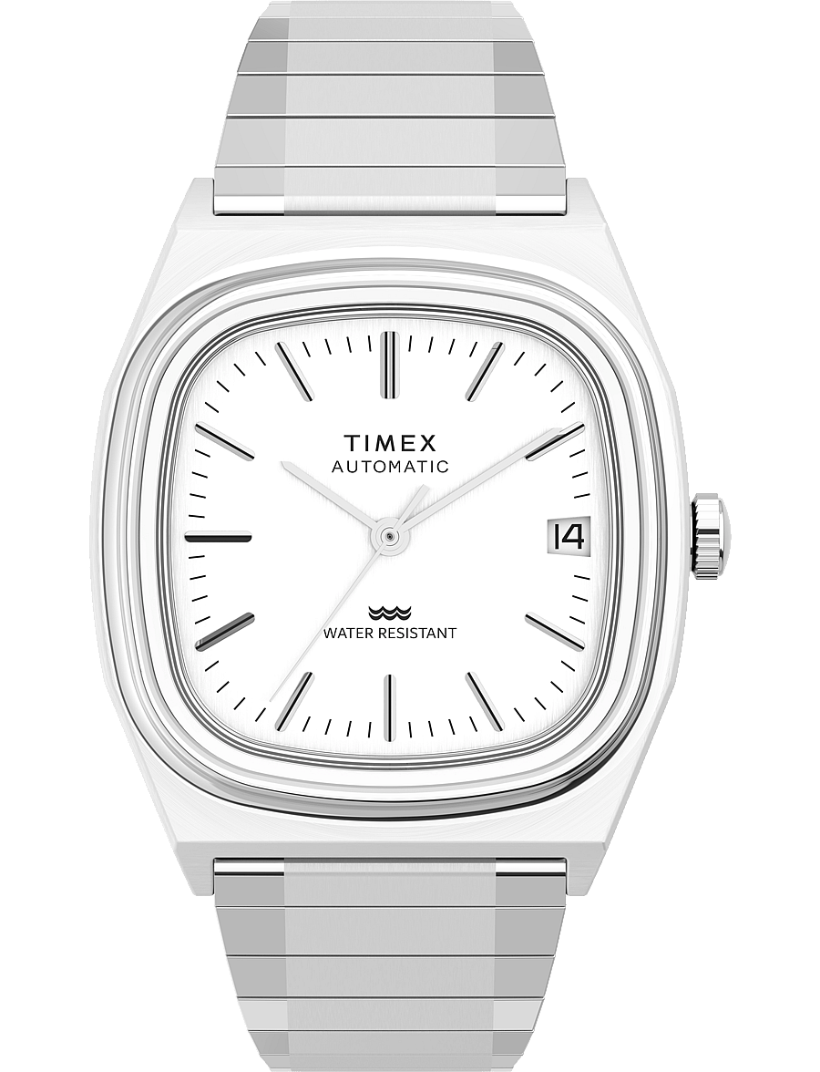 Timex - E-line Automatic - silver-tone/silver-tone - 0