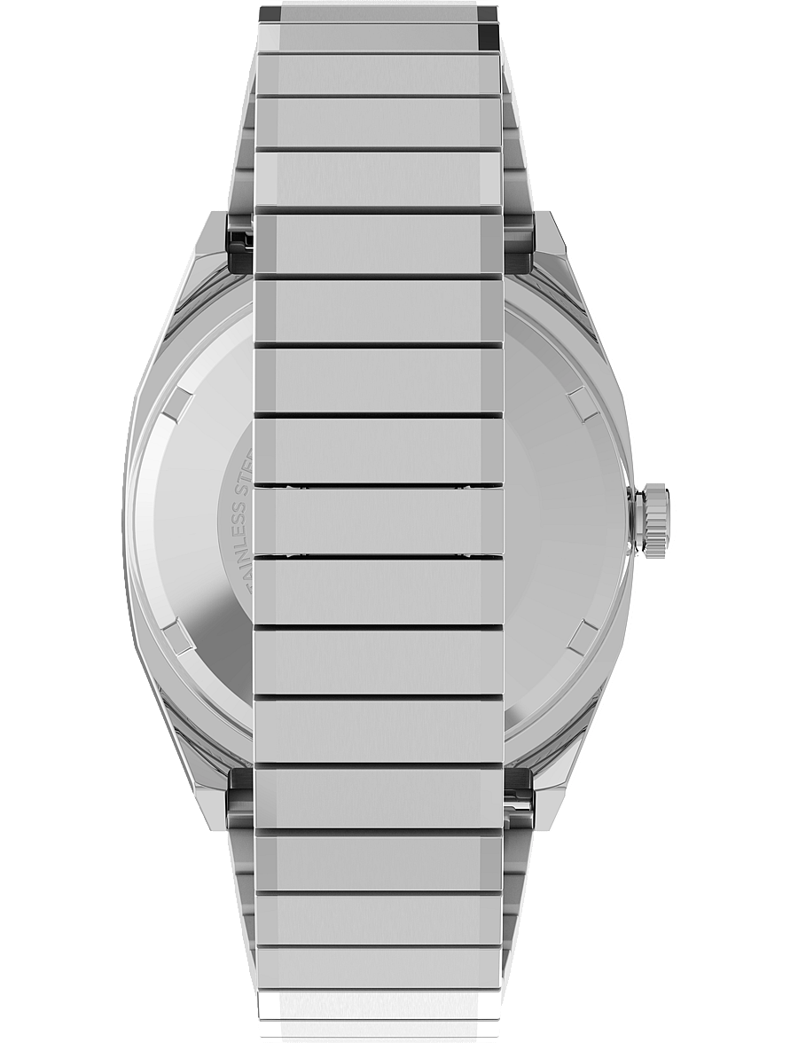 Timex - E-line Automatic - silver-tone/silver-tone - 2