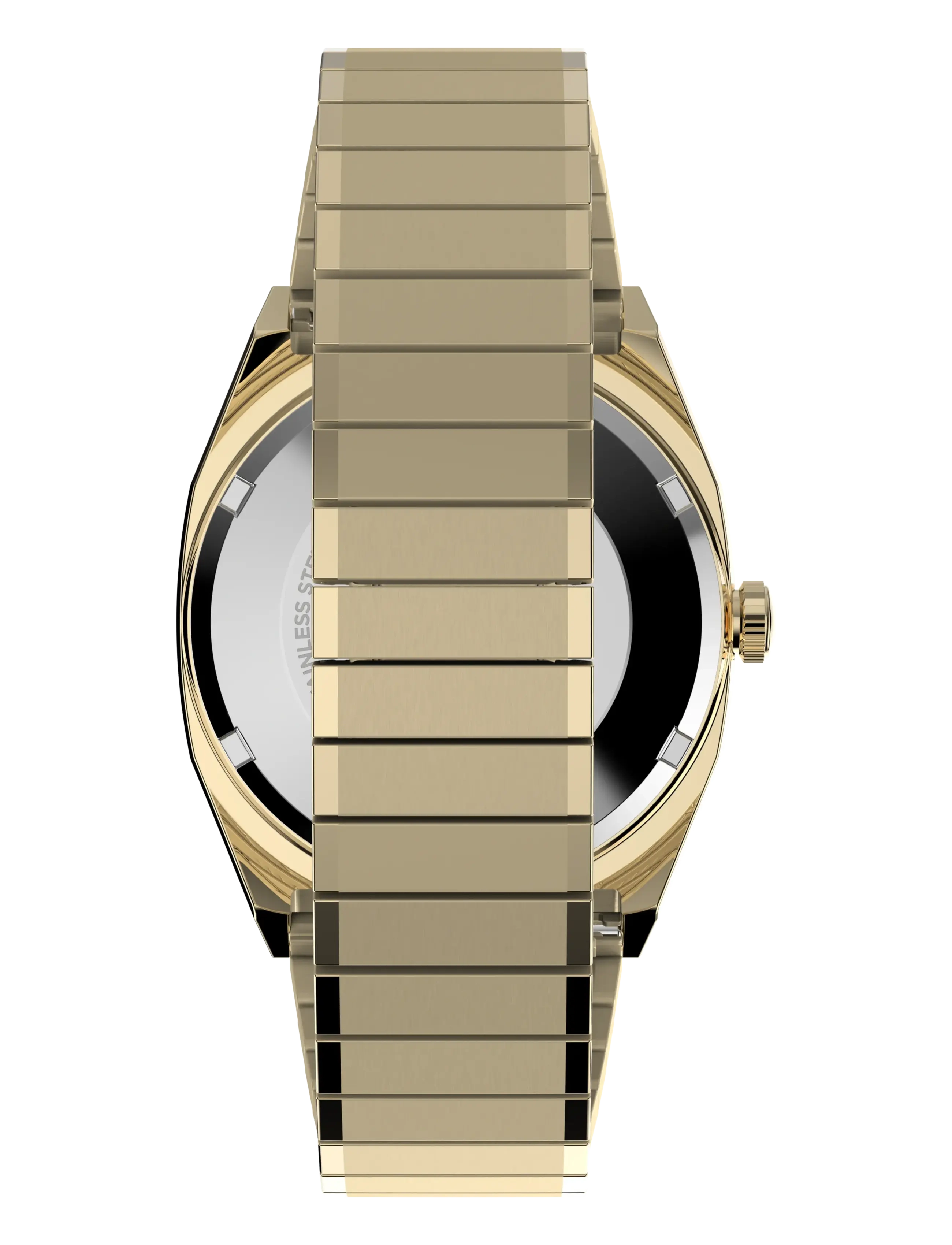 Timex - Men's Automatic Gold Tone Champagne Dial PF Expansion Band - gold-tone/gold - 3