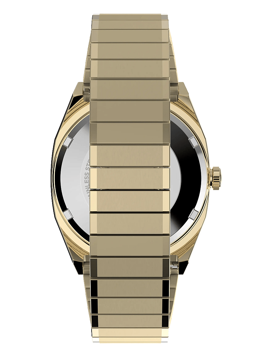 Timex - Men's Automatic Gold Tone Champagne Dial PF Expansion Band - gold-tone/gold - 3