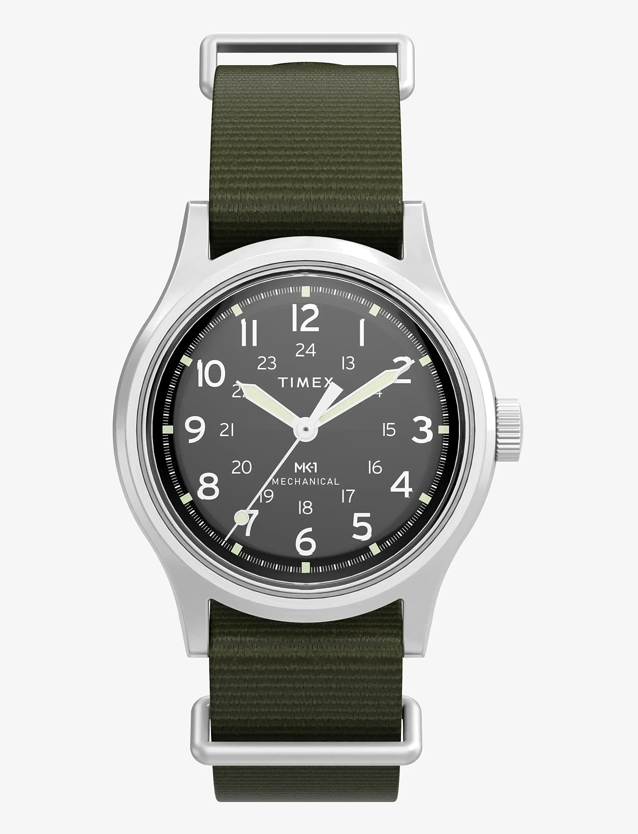 Timex - MK1 Hand Wind SST Case - silver tone/black - 0
