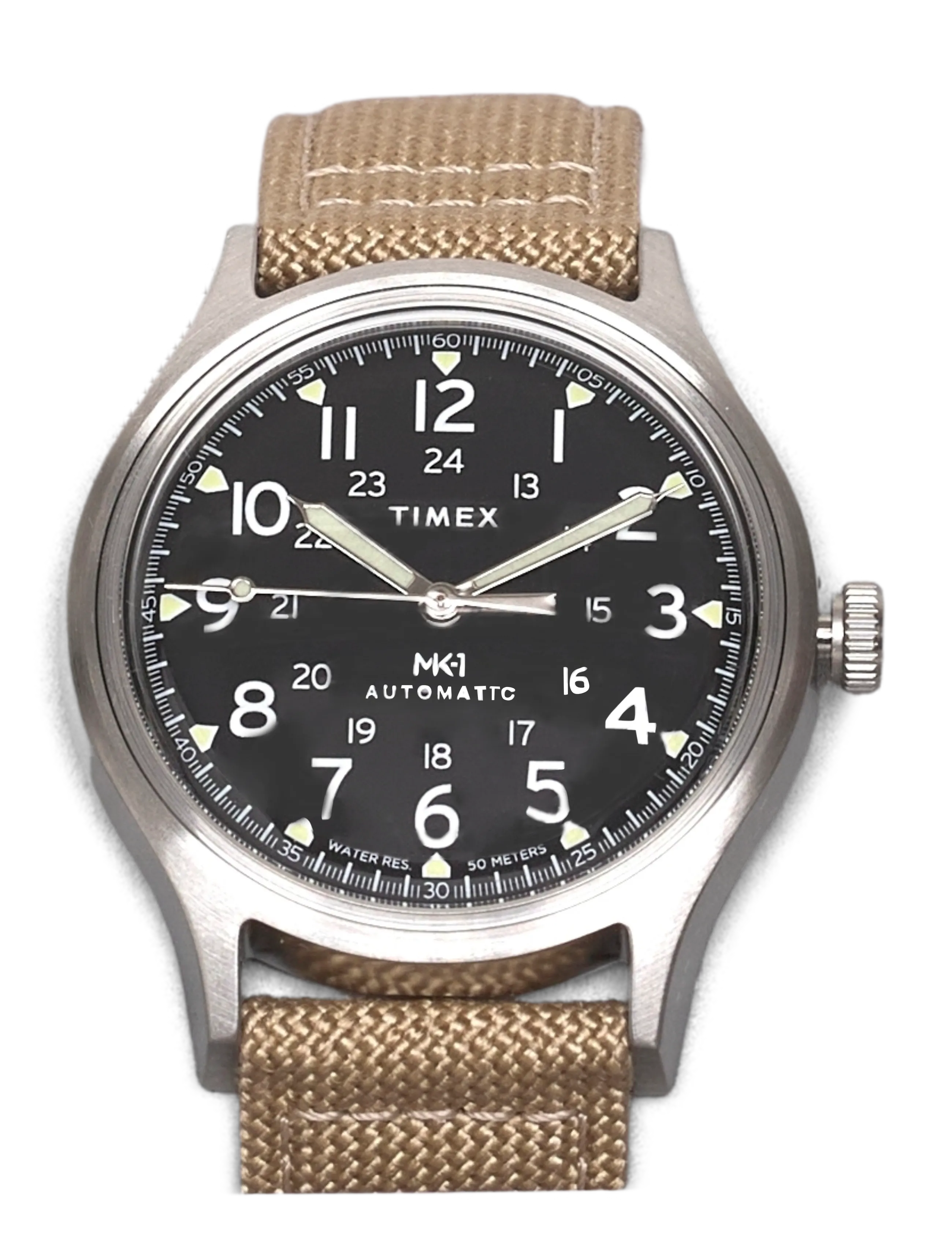 Timex MK-1 Automatic - Inspiration - SILVER-TONE/BLACK / silver