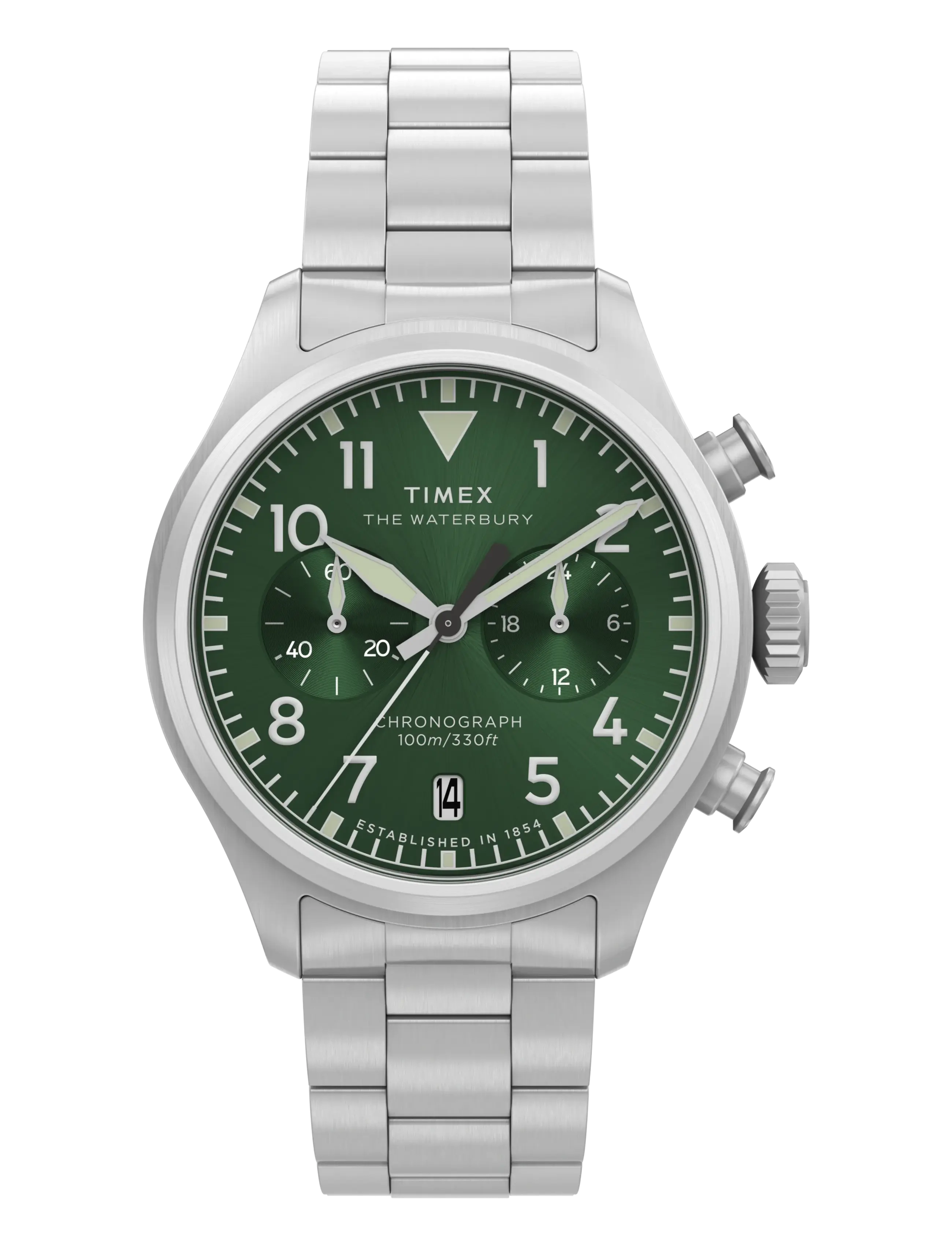 TIMEX Waterbuy Ace Chronograph Grün - 41 MM - Herren