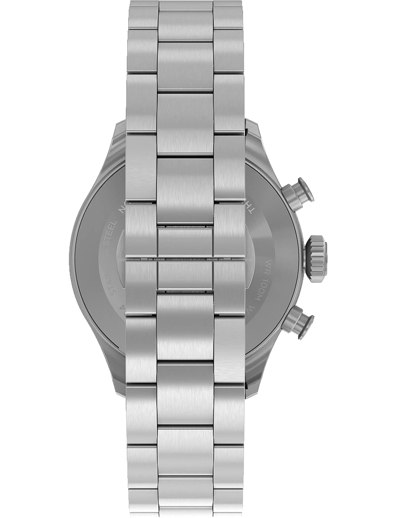 Timex - WATERBURY ACE CHRONOGRAPH SST CASE GREEN DIAL BRACELET - analoga klockor - silver-tone/green - 3