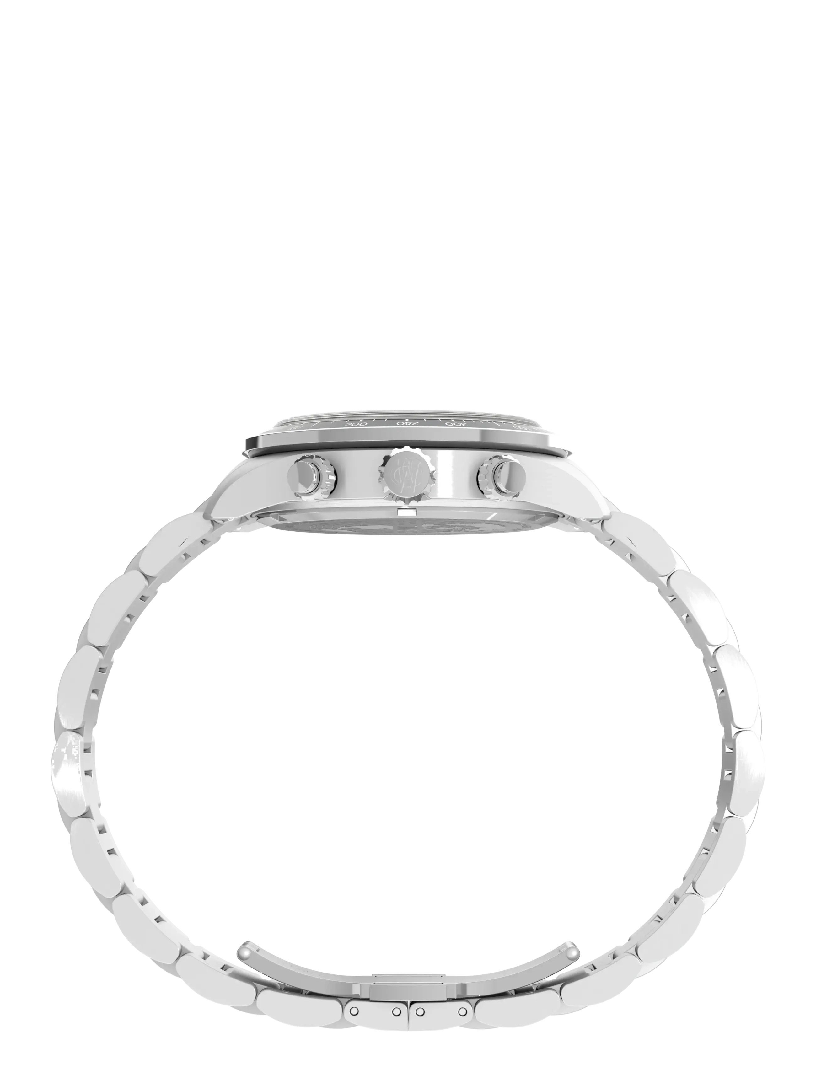 Timex - WATERBURY HERITAGE CHRONOGRAPH SST CASE SILVER DIAL BRACELET - silver-tone/silver - 2