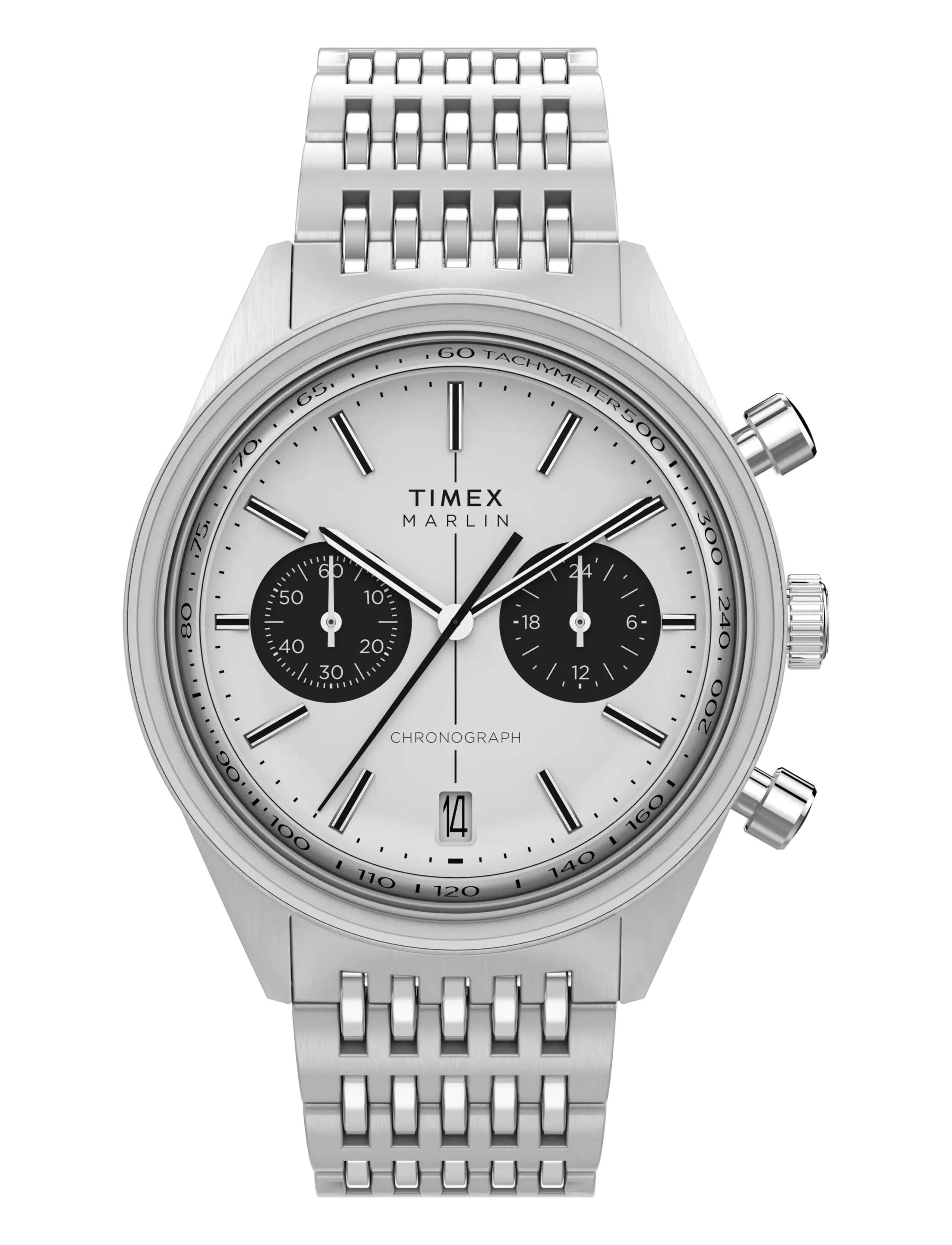 Marlin Jet Quartz Chronograph - SILVER TONE, SILVER TONE