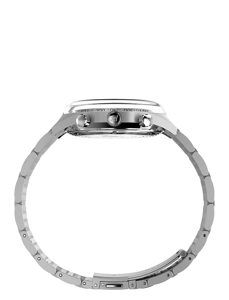 Timex - Marlin Jet Quartz Chronograph - analoga klockor - silver tone, silver tone - 1