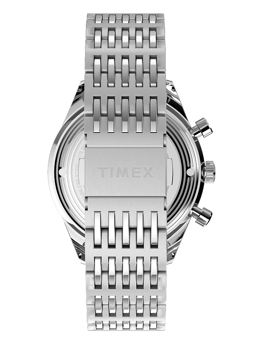 Timex - Marlin Jet Quartz Chronograph - analoga klockor - silver tone, silver tone - 2