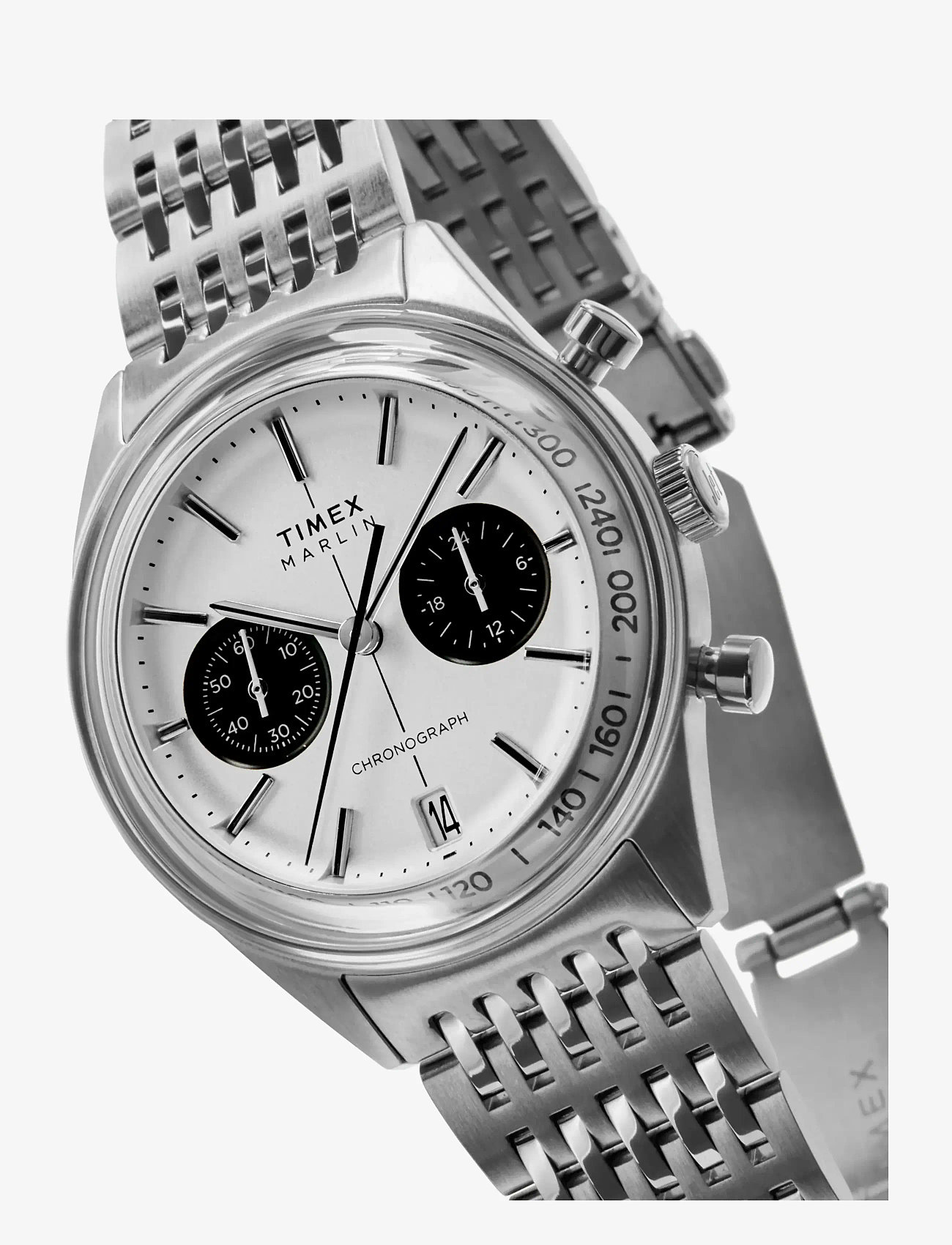 Timex - Marlin Jet Quartz Chronograph - sünnipäevakingitused - silver tone, silver tone - 5