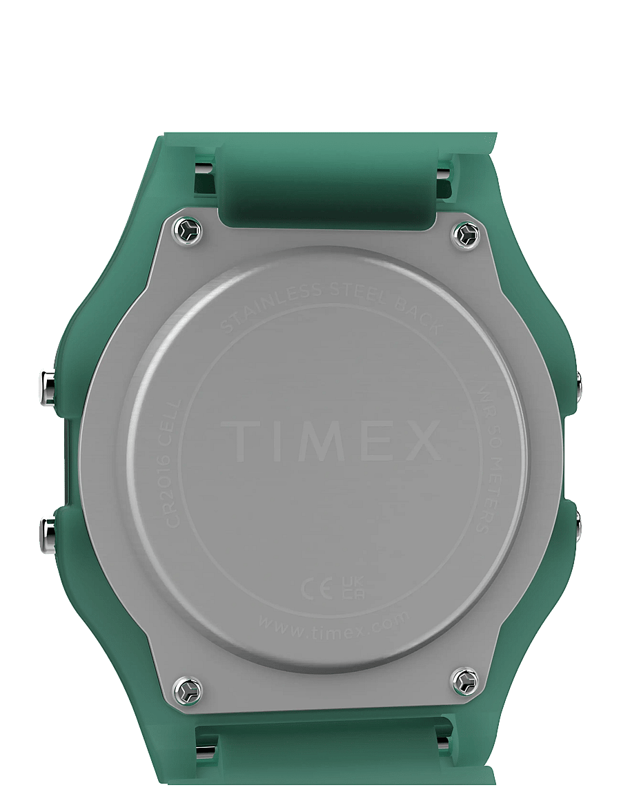 Timex - Timex T80 34mm Resin Strap Watch - green-tone/green - 4