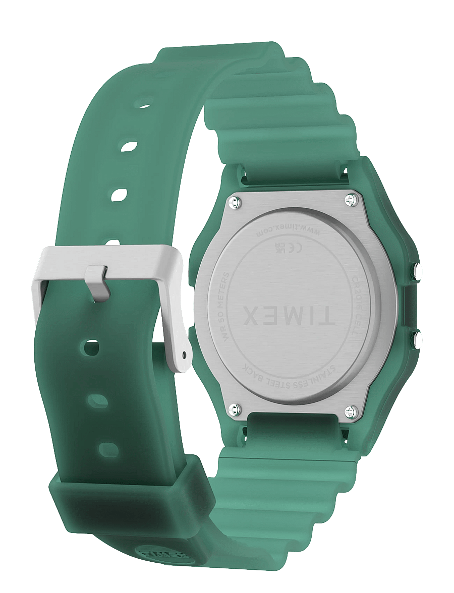 Timex - Timex T80 34mm Resin Strap Watch - green-tone/green - 5