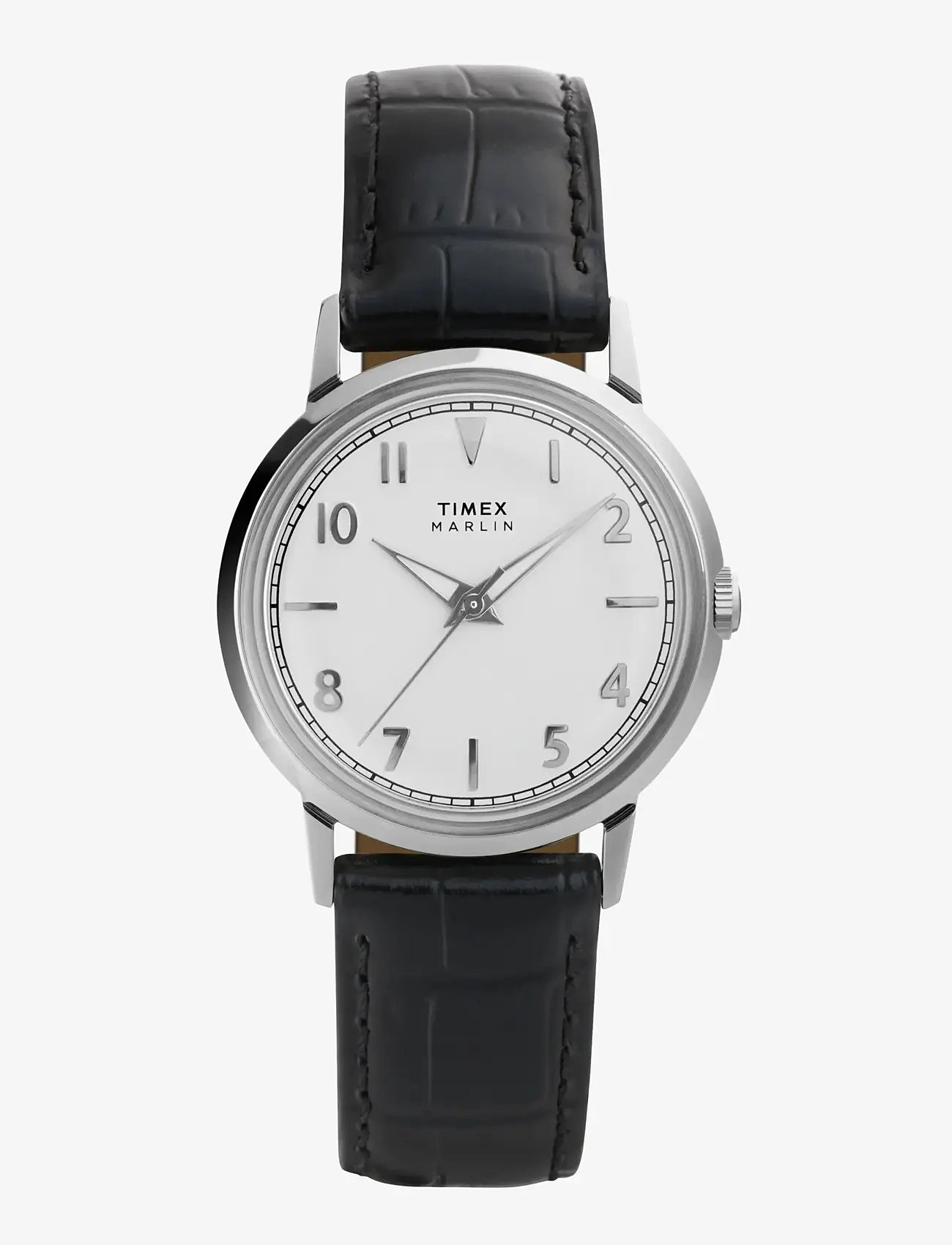 Timex - Marlin 34mm SST Case with Black Strap and Silver Dial - analoge uhren - silver-tone/white - 1