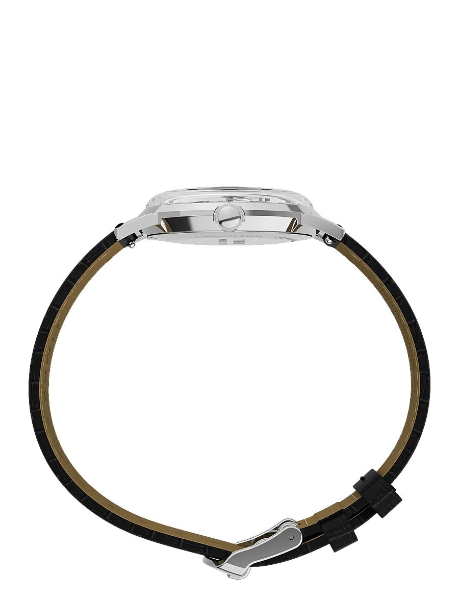 Timex - Marlin 34mm SST Case with Black Strap and Silver Dial - analoge uhren - silver-tone/white - 2