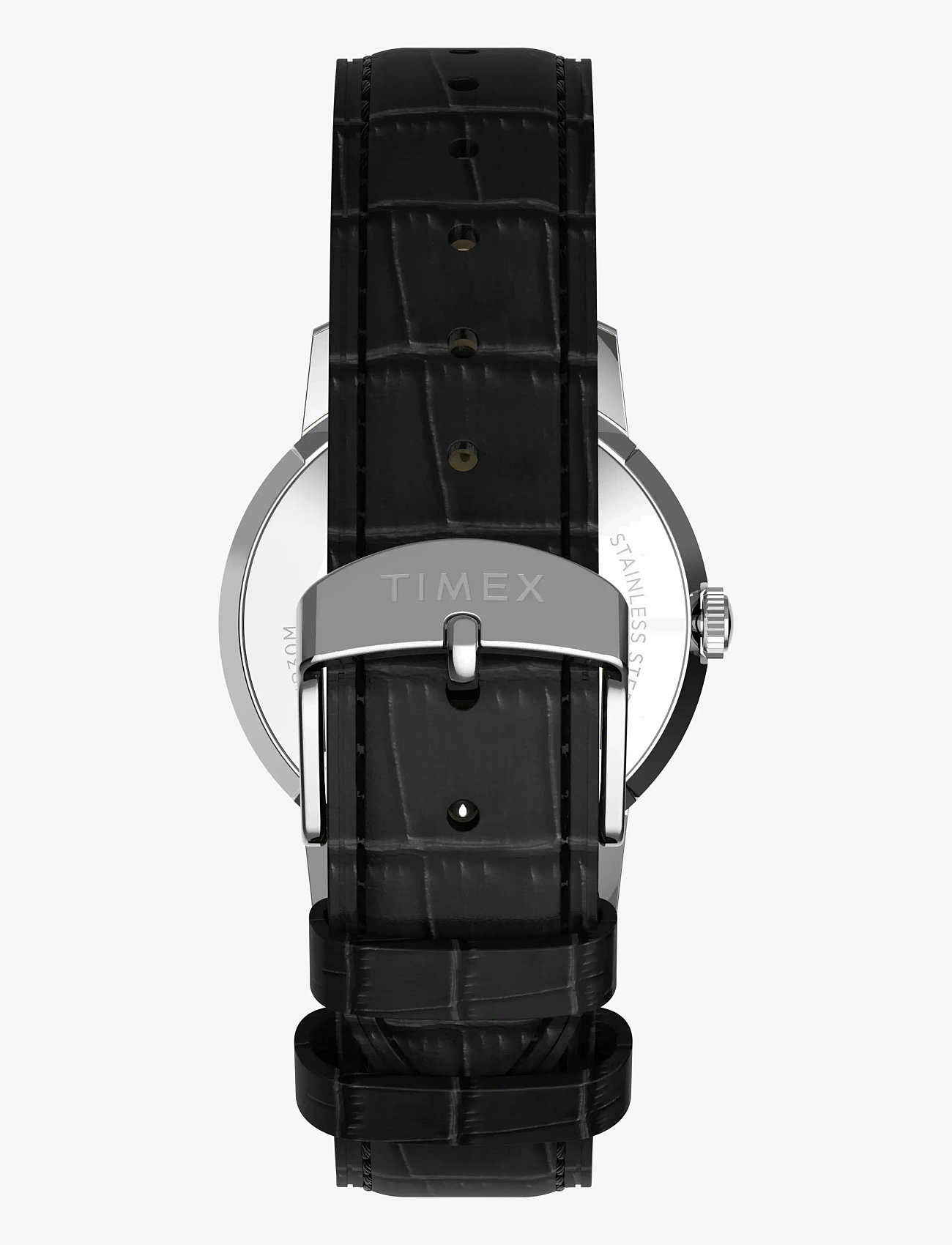 Timex - Marlin 34mm SST Case with Black Strap and Silver Dial - analoge uhren - silver-tone/white - 3