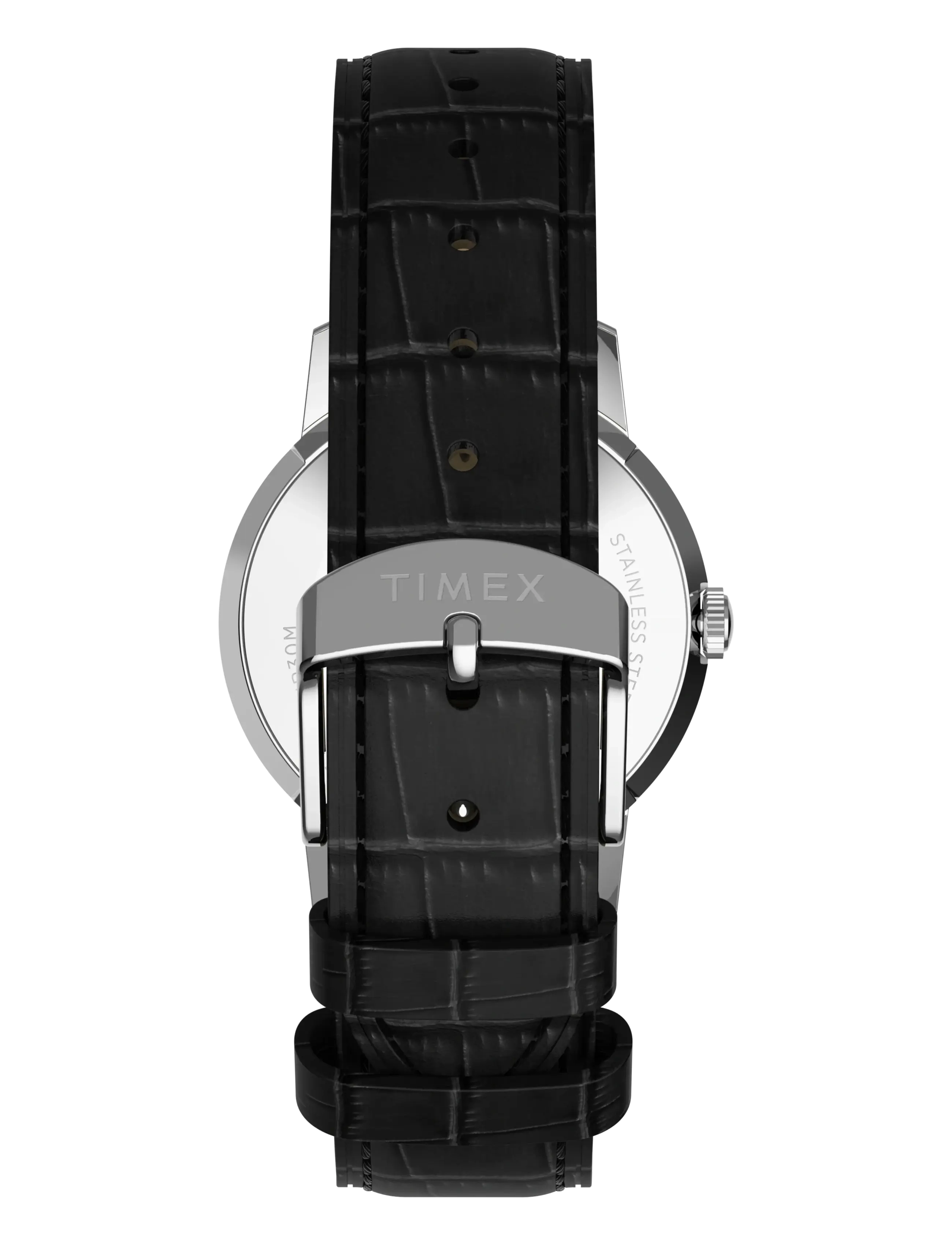 Timex - Marlin 34mm SST Case with Black Strap and Silver Dial - analoge uhren - silver-tone/white - 3