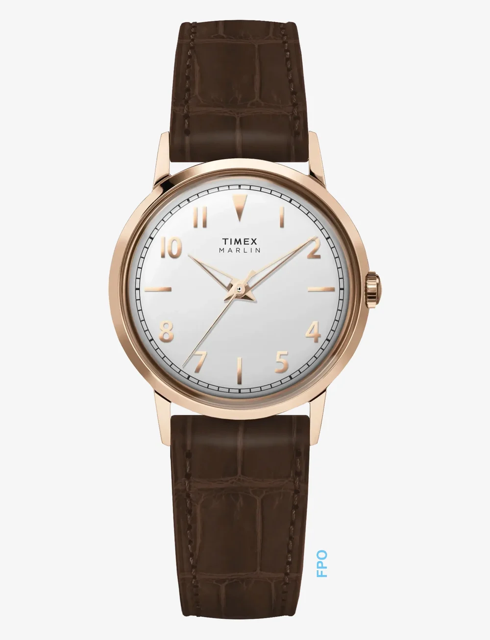 Timex - Marlin 34mm Rose Gold Tone - analogiset kellot - gold tone, white tone - 0