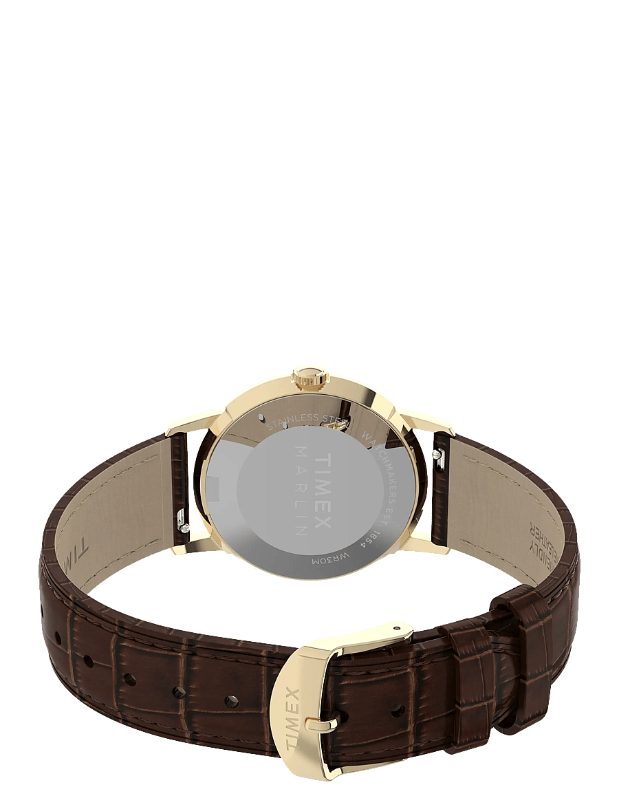 Timex - Marlin 34mm Quartz - gold-tone/green - 4