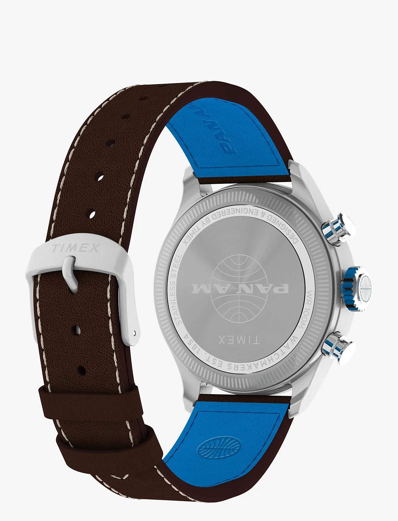 Timex - WATERBURY ACE PAN AM - sünnipäevakingitused - silver tone, silver tone - 4