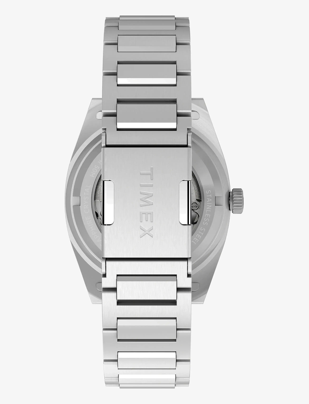 Timex - Expedition Field Post Automatic 39mm SST Case Black Dial Bracelet - analoge uhren - silver-tone/green - 2