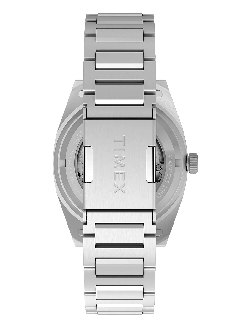 Timex - Expedition Field Post Automatic 39mm SST Case Black Dial Bracelet - analoge uhren - silver-tone/green - 2