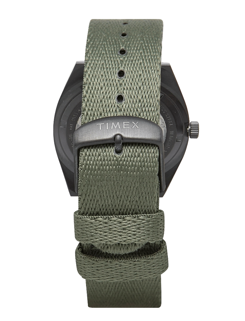 Timex - Expedition Field Post Automatic 39mm Black Case Dk Green Dial Black Leather - analoge uhren - gunmetal-tone/green - 1