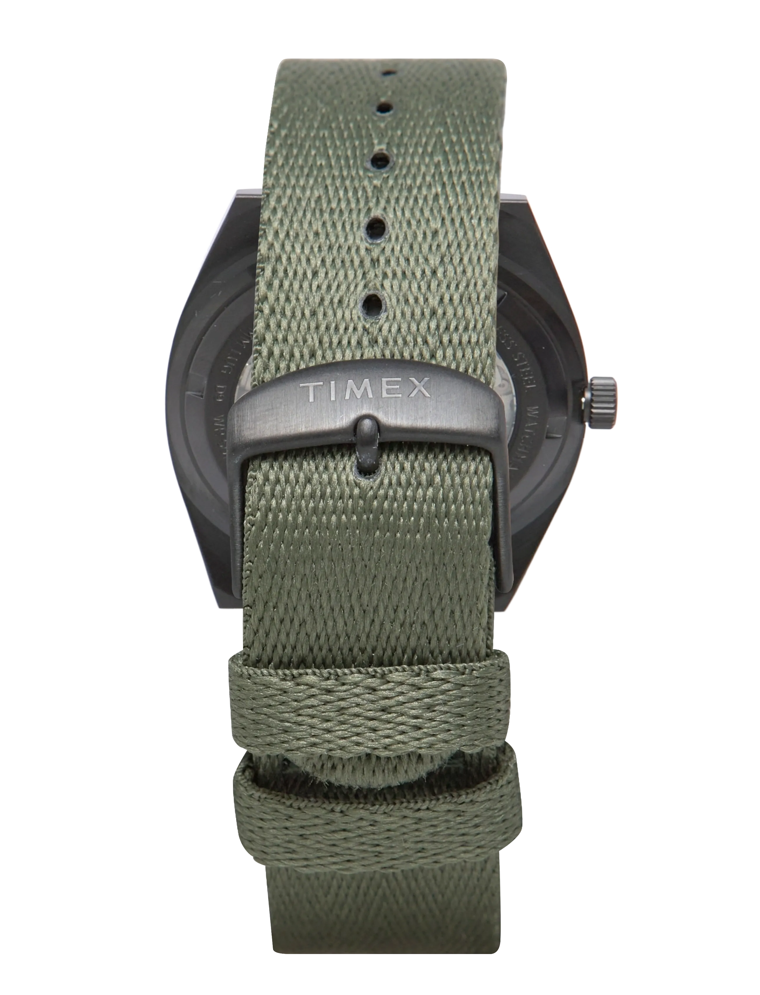 Timex - Expedition Field Post Automatic 39mm Black Case Dk Green Dial Black Leather - analoge ure - gunmetal-tone/green - 1