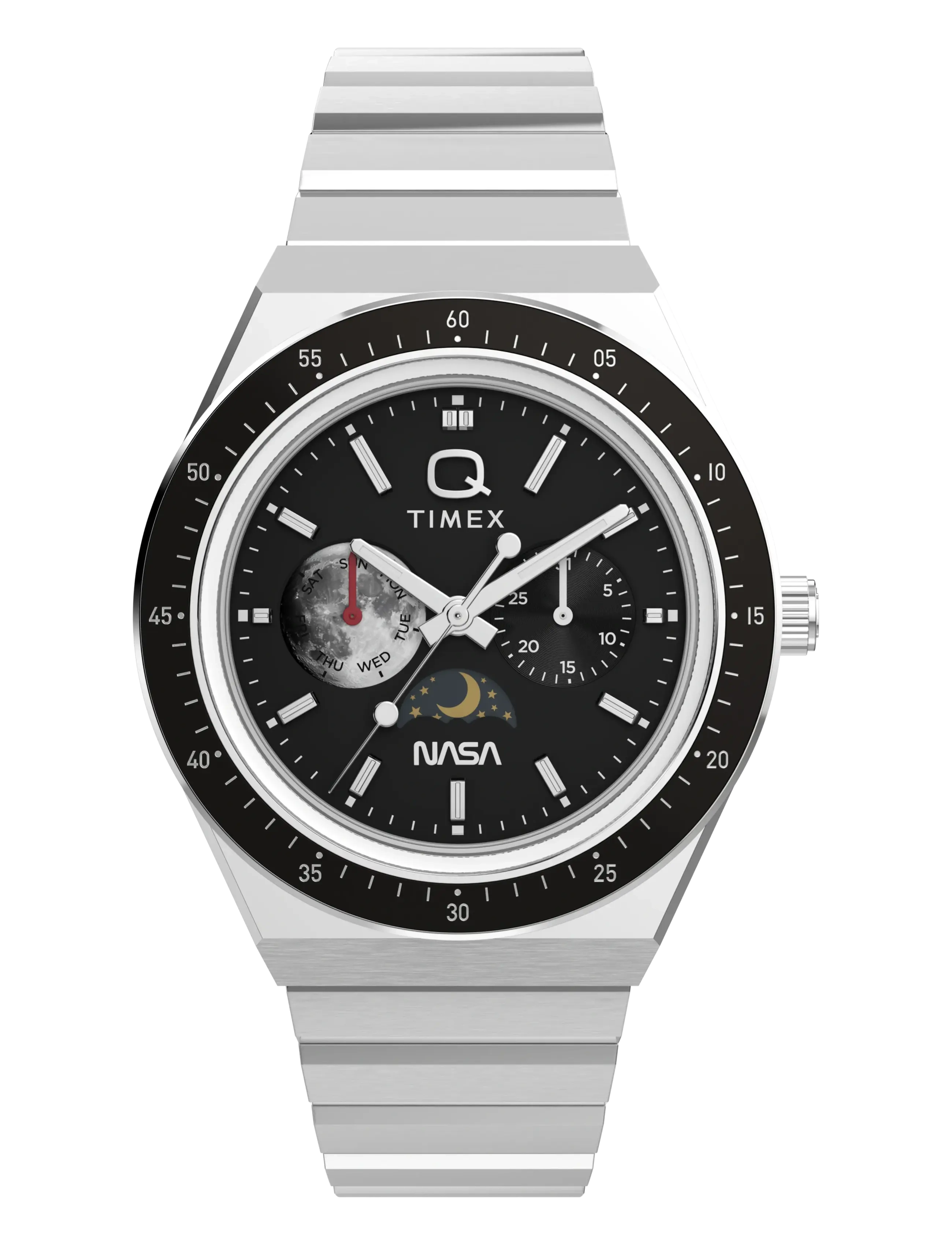 Timex Q Timex NASA Collab - Osta olukorra järgi - SILVER-TONE/BLACK / silver
