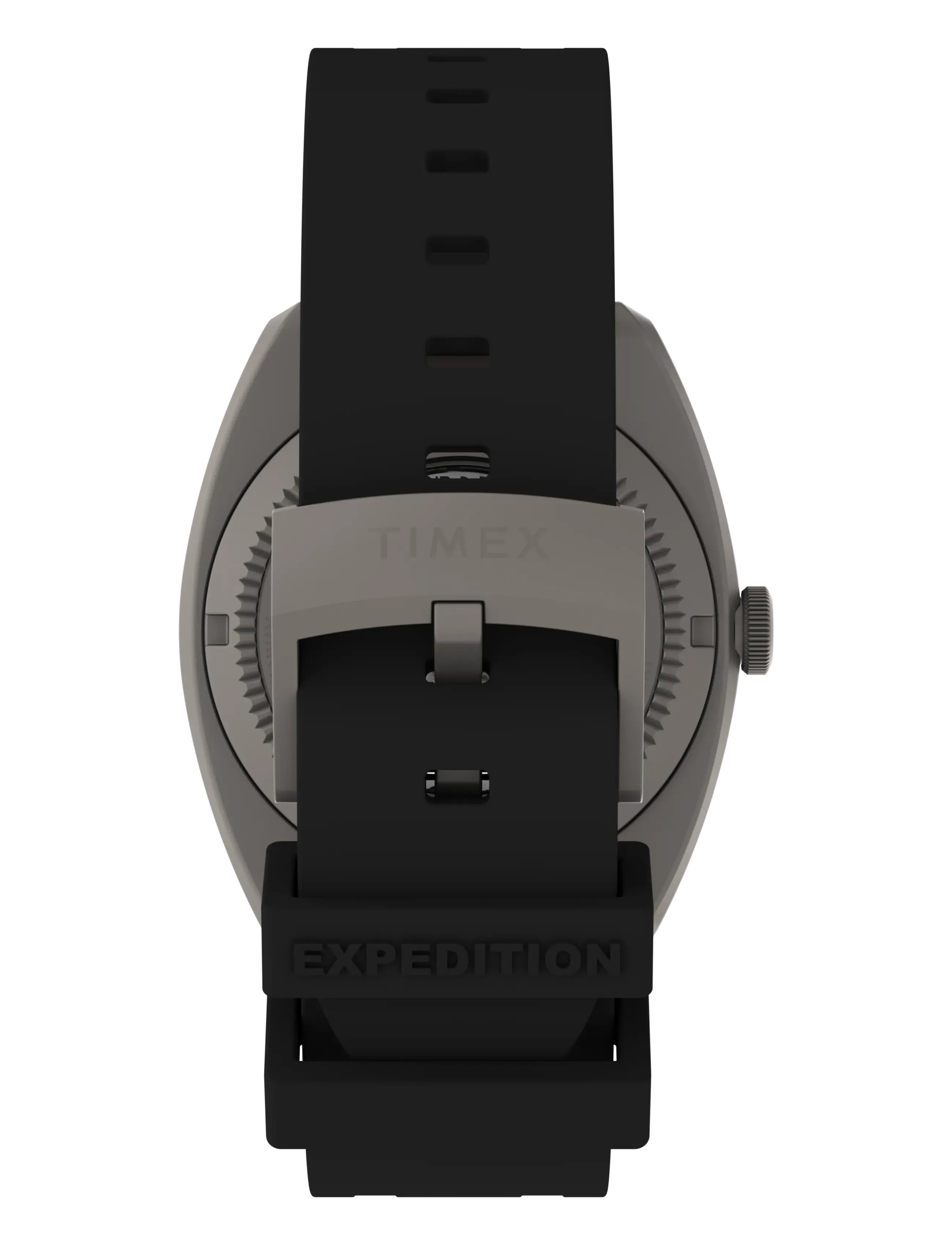 Timex - Expedition Titanium Automatic Black Dial Black Silicone Strap - titanium-tone/black - 3