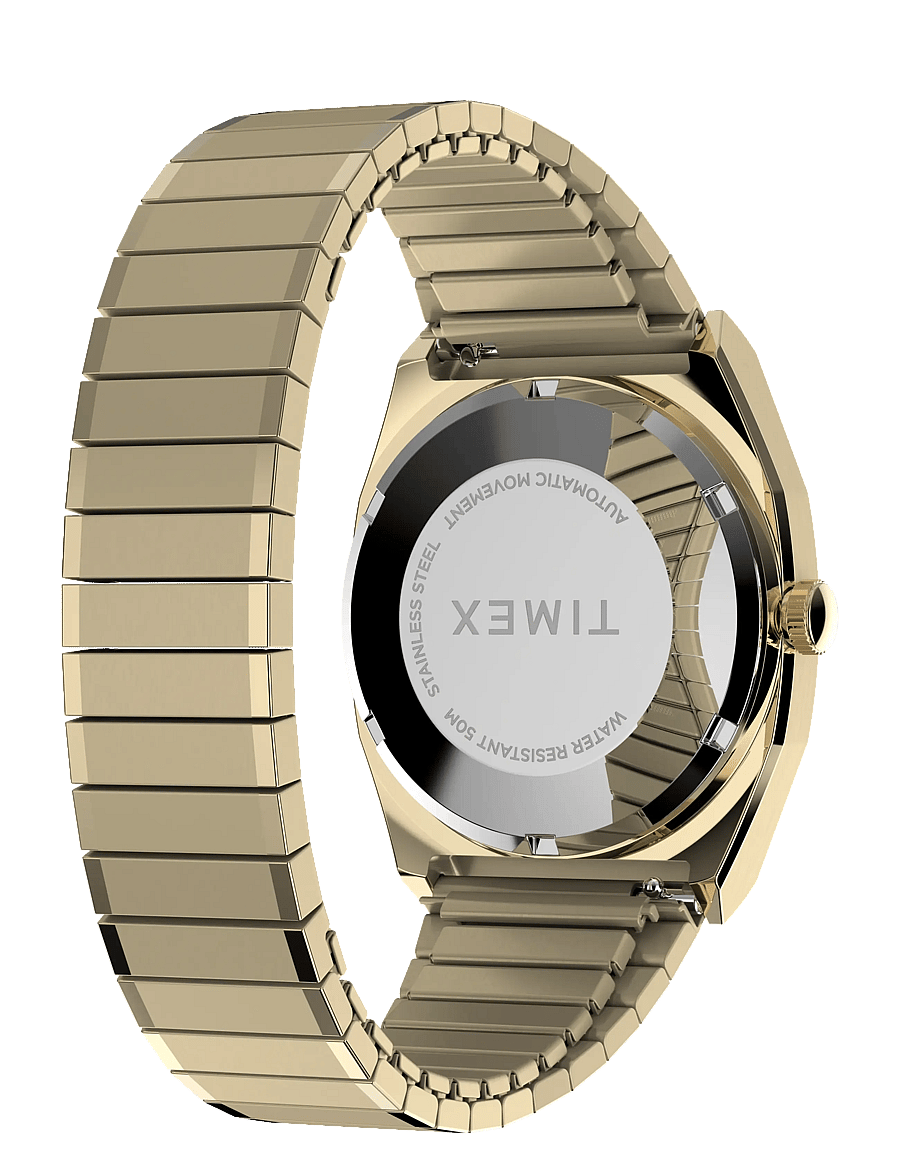 Timex - E Line All Gold-tone with Green Dial - analoogkellad - gold-tone/green - 4