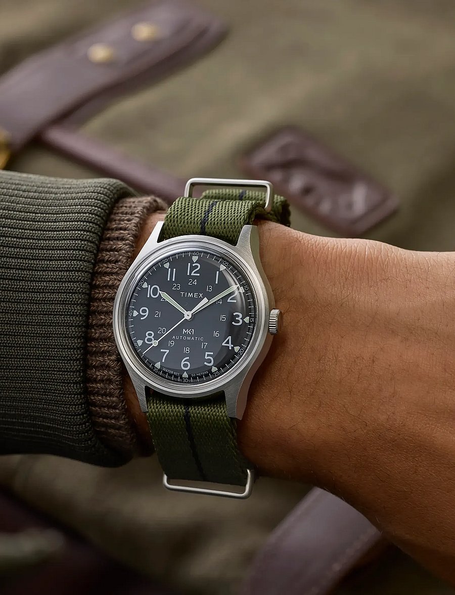Timex - MK-1 Automatic - analoge uhren - silver-tone/black - 0