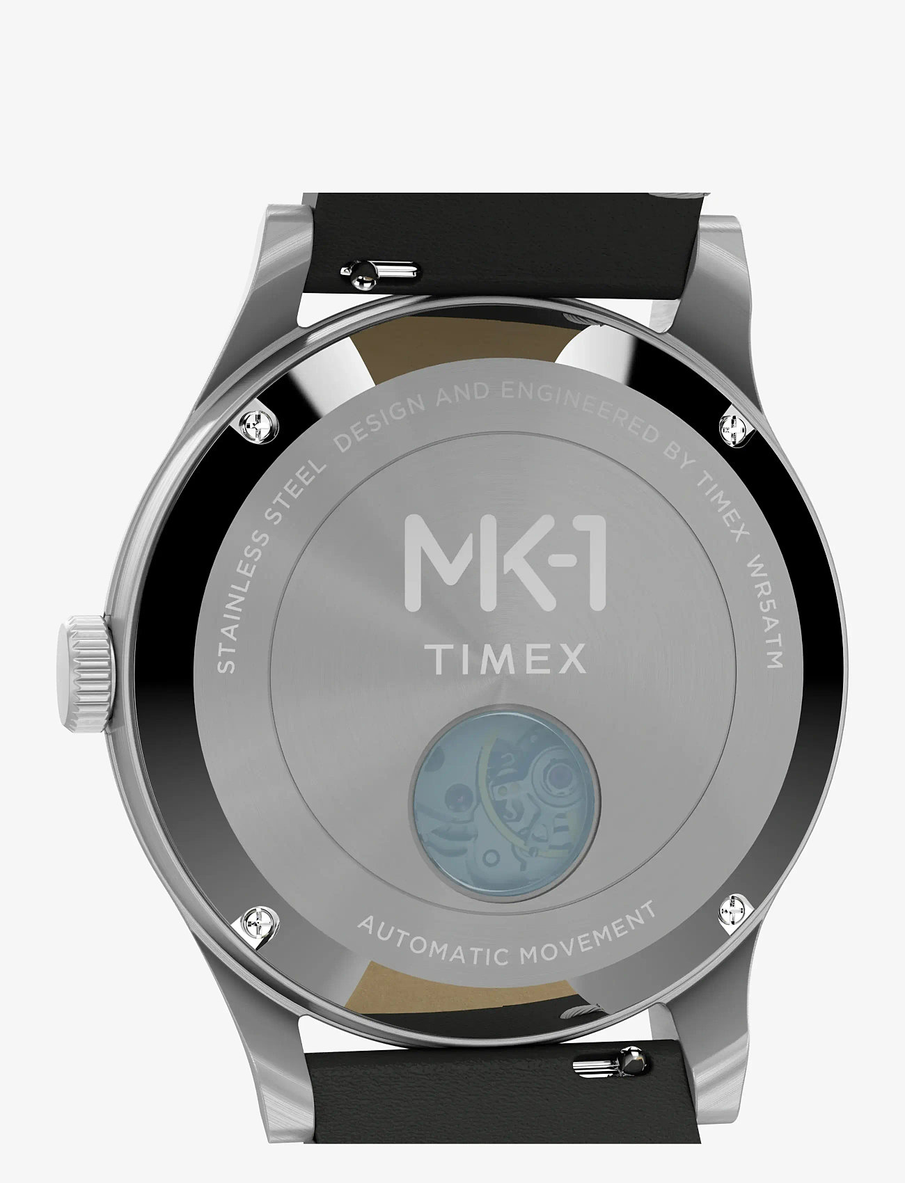 Timex - MK1 Automatic 40mm Strap Watch - analog watches - silver-tone/black - 2