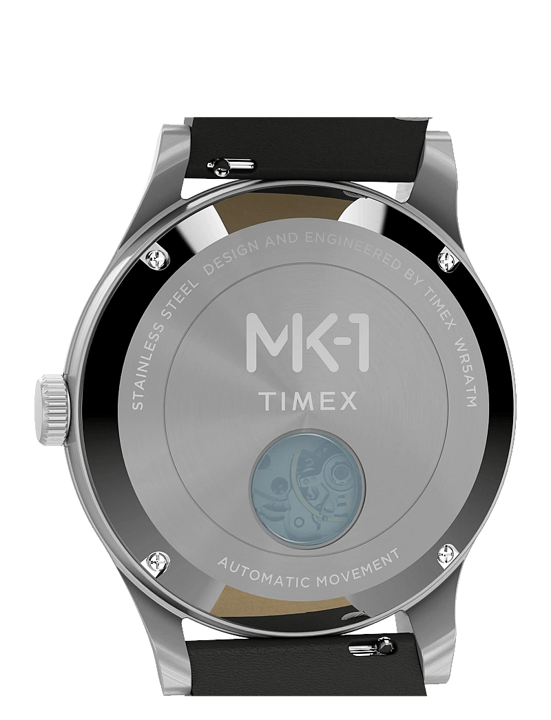 Timex - MK1 Automatic 40mm Strap Watch - analoge uhren - silver-tone/black - 2