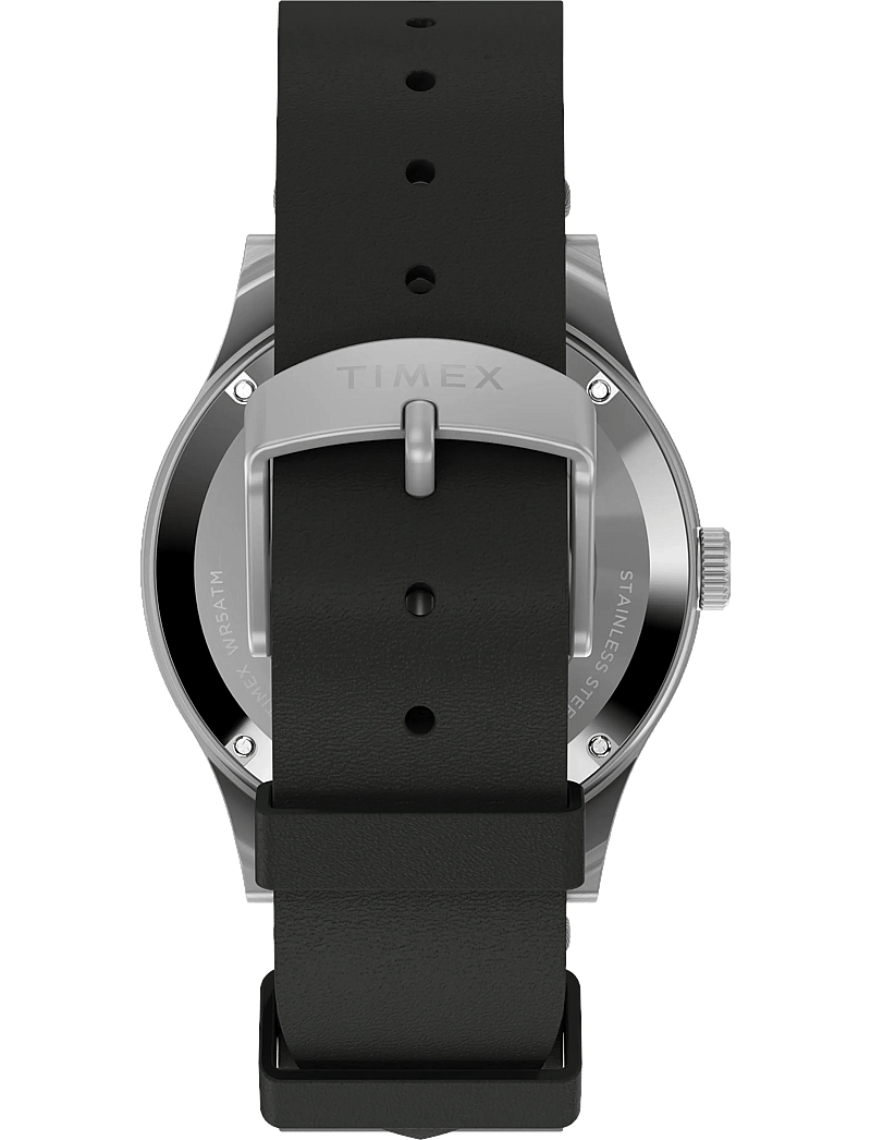 Timex - MK1 Automatic 40mm Strap Watch - analoge uhren - silver-tone/black - 4