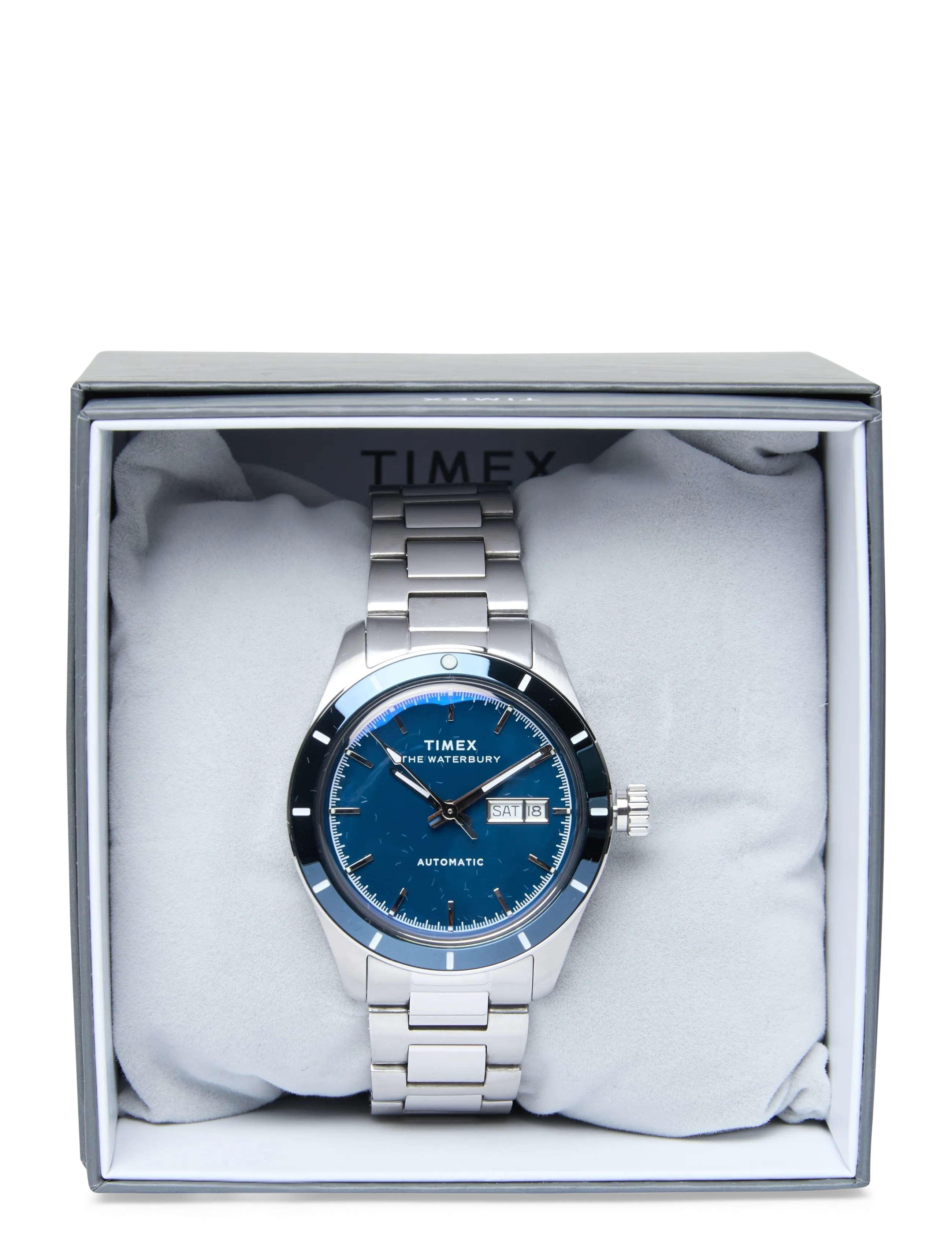 Timex Waterbury Heritage Automatic - Nach Anlass kaufen - SILVER-TONE/BLUE / silver