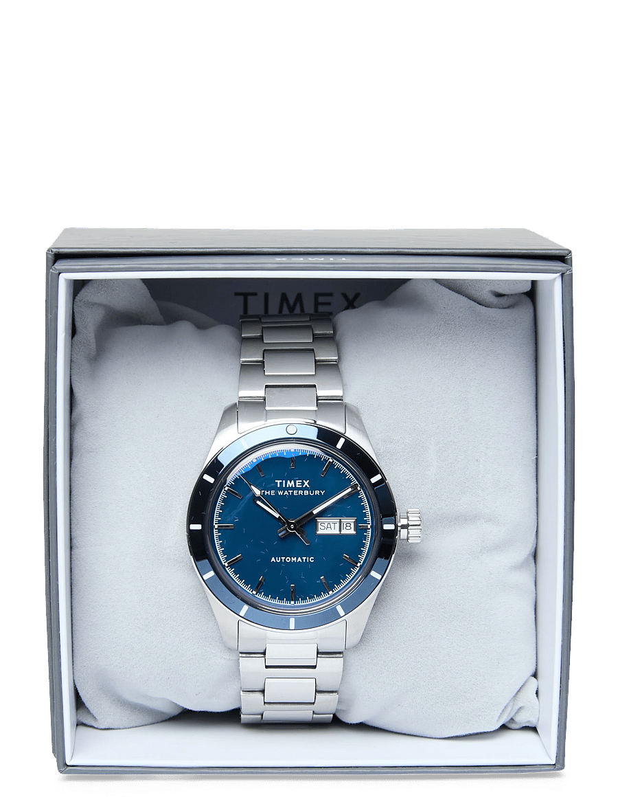 Timex - Waterbury Heritage Automatic - analoge uhren - silver-tone/blue - 0